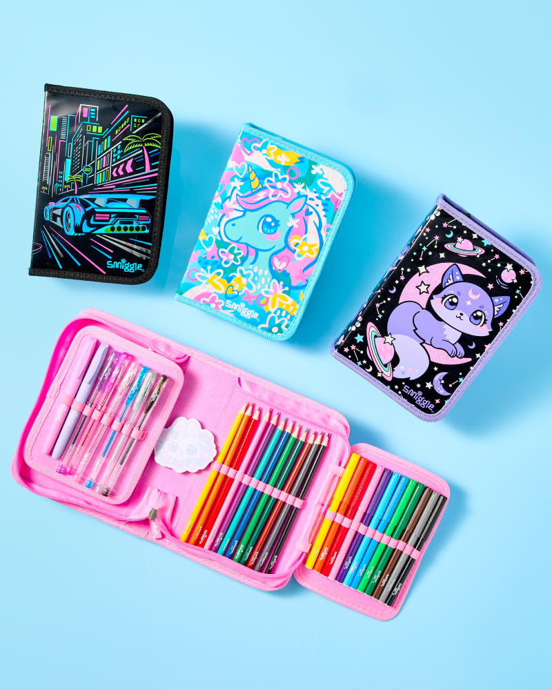 Filled Pencil Cases