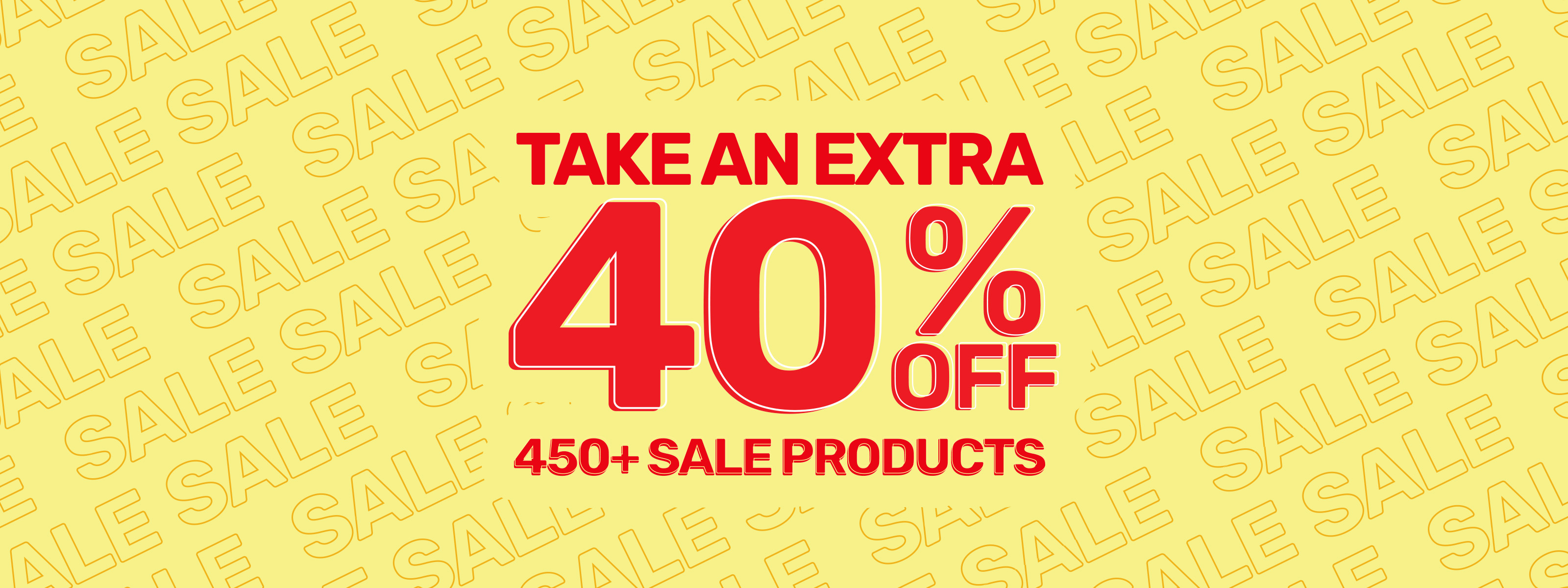Take An Extra 40% off sale