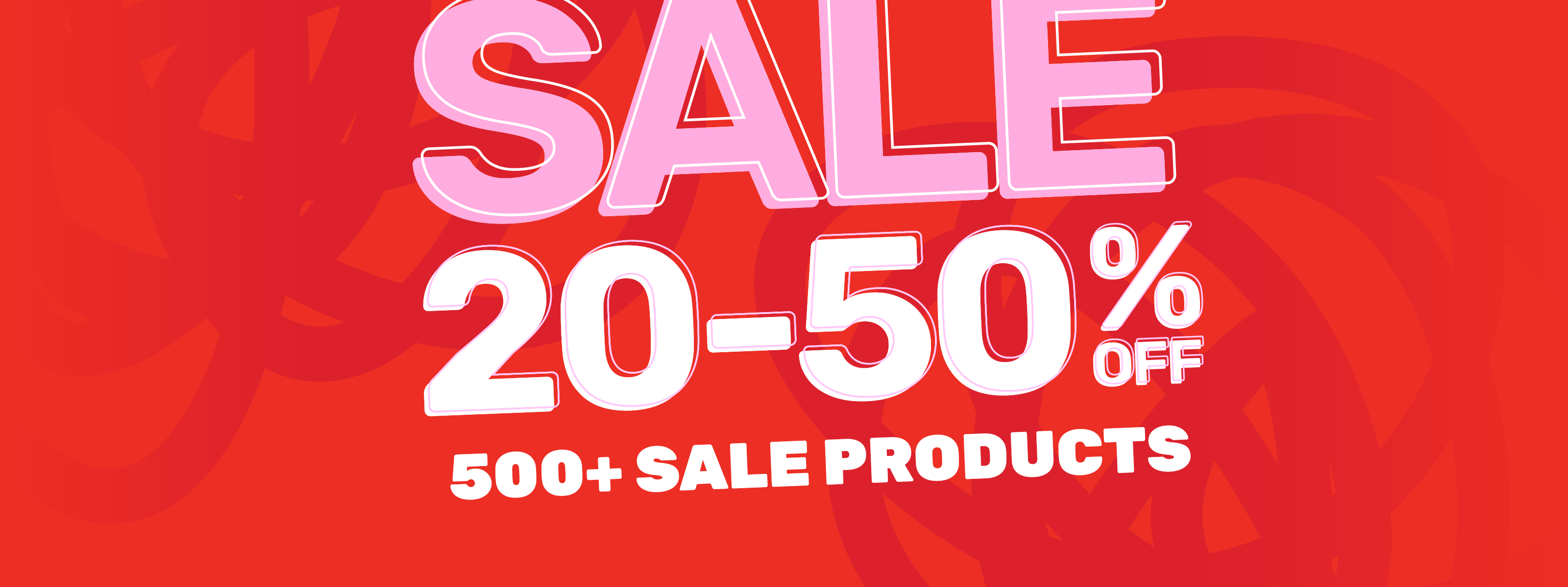 Sale 20-50% Off Full Price