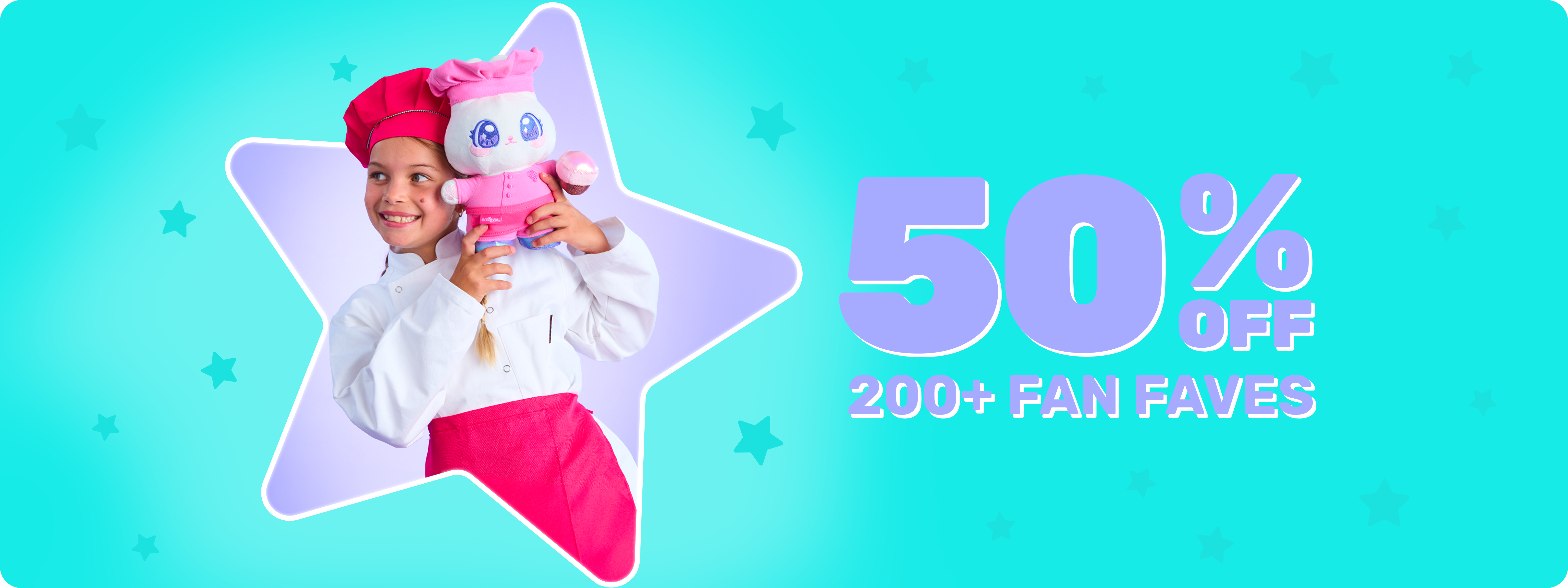50% off Fan Faves
