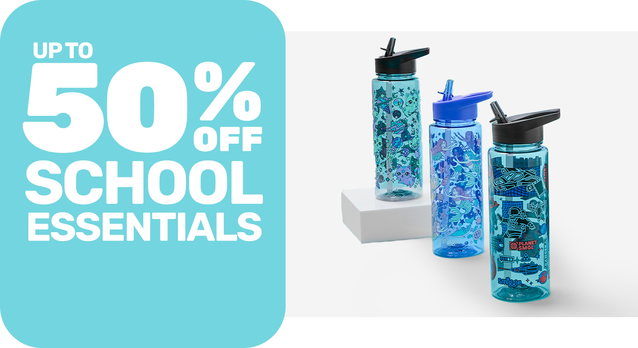 Up to 50% Off School Essentials