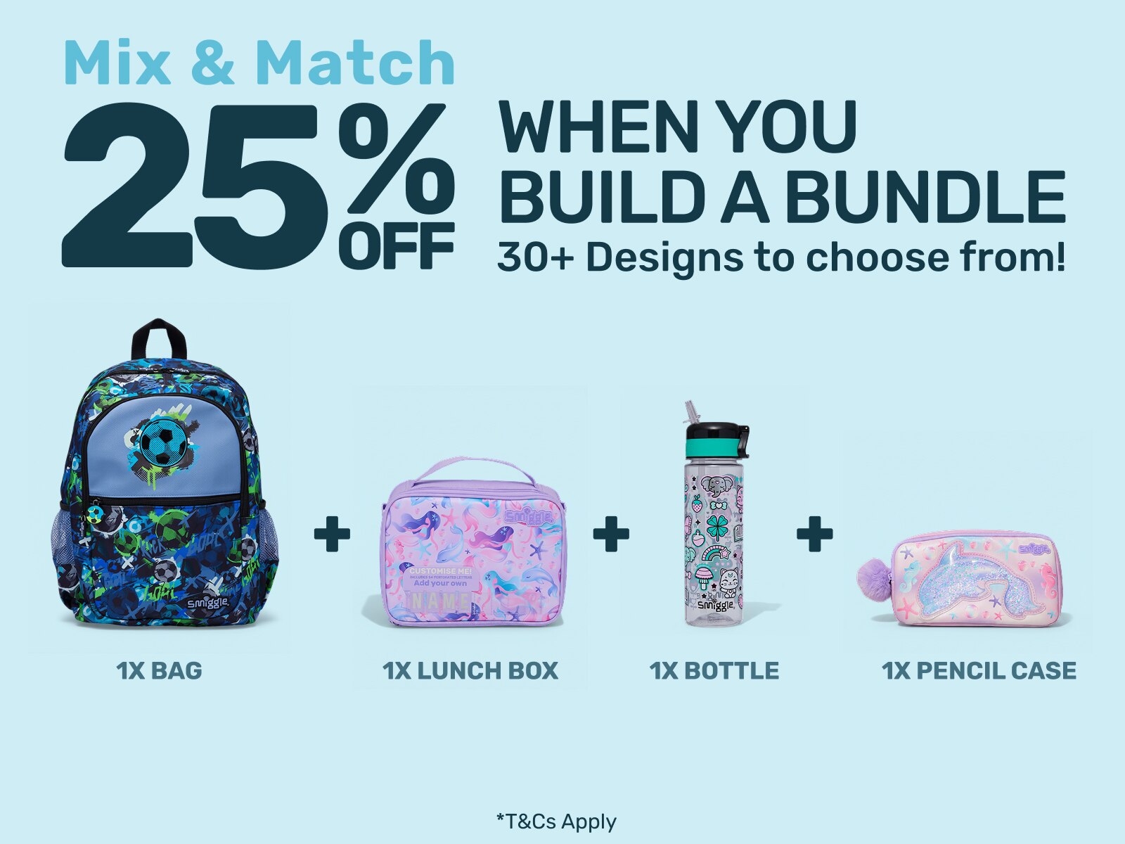 Mix & Match 25% Off When You Build A Bundle