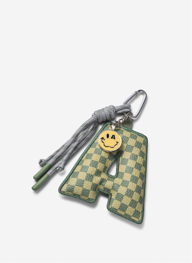 Emoji Puff Alphabet Bag Charm