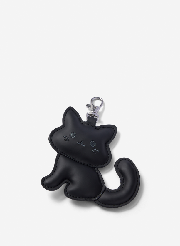 Black Cat Bag Charm