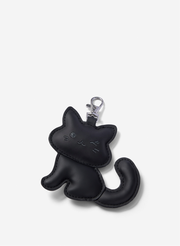 Black Cat Bag Charm