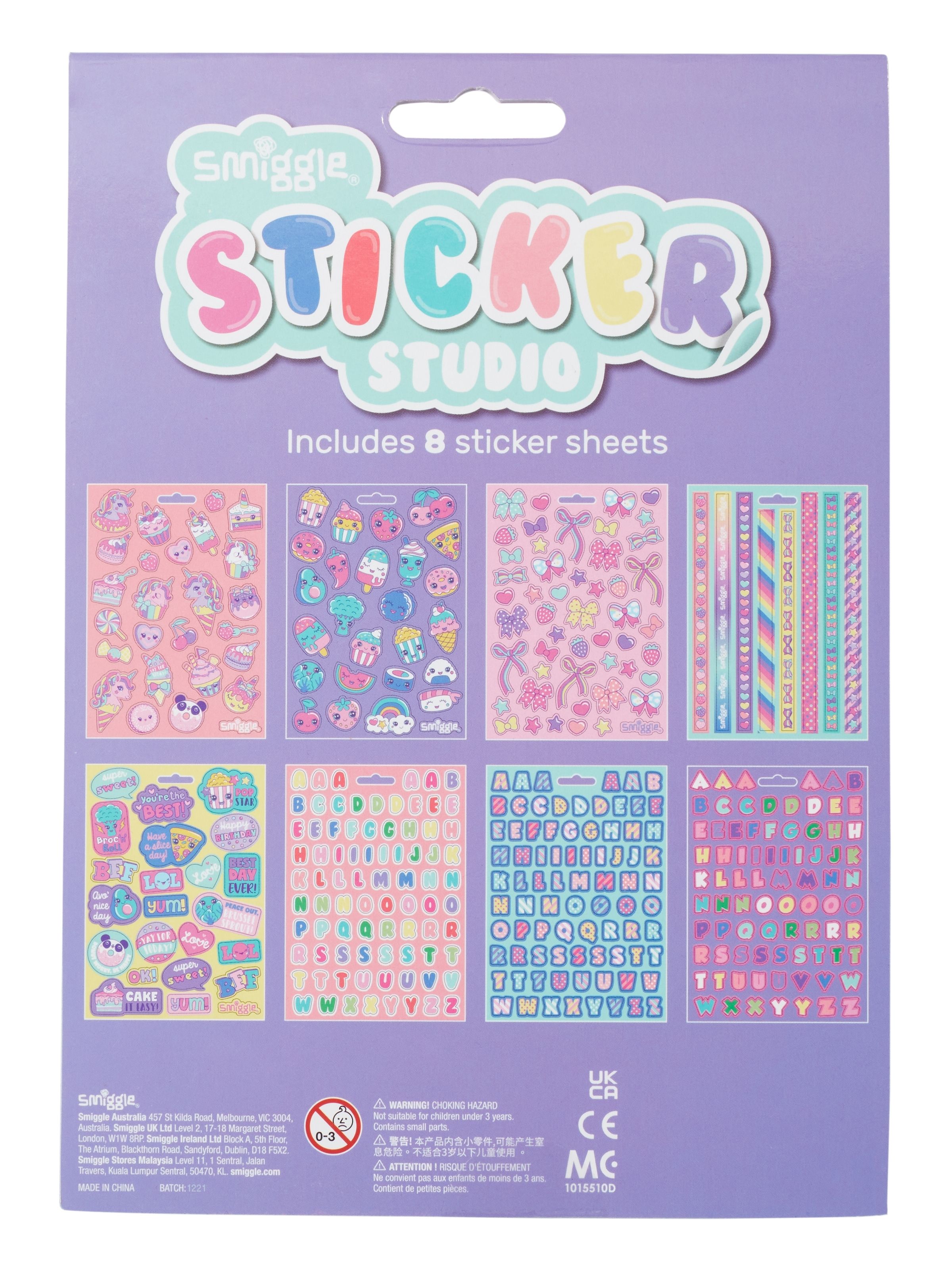 Image for Sticker Studio Book from Smiggle