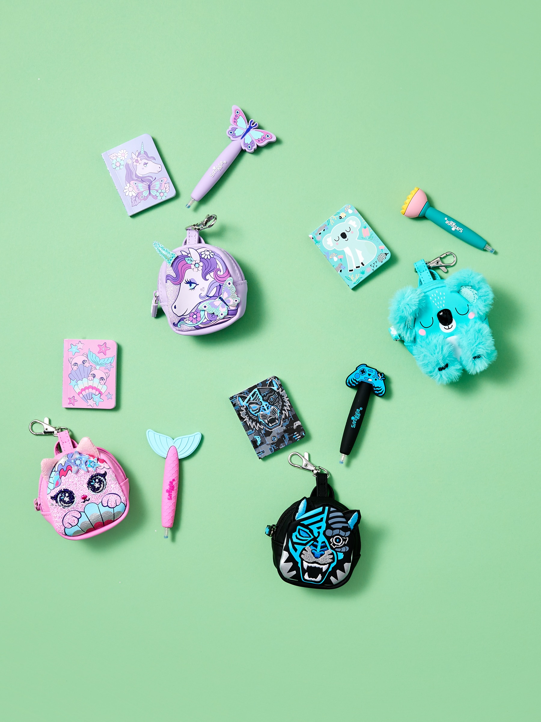 Image for Hi There Mini Pen Pal Notepad Keyring from Smiggle