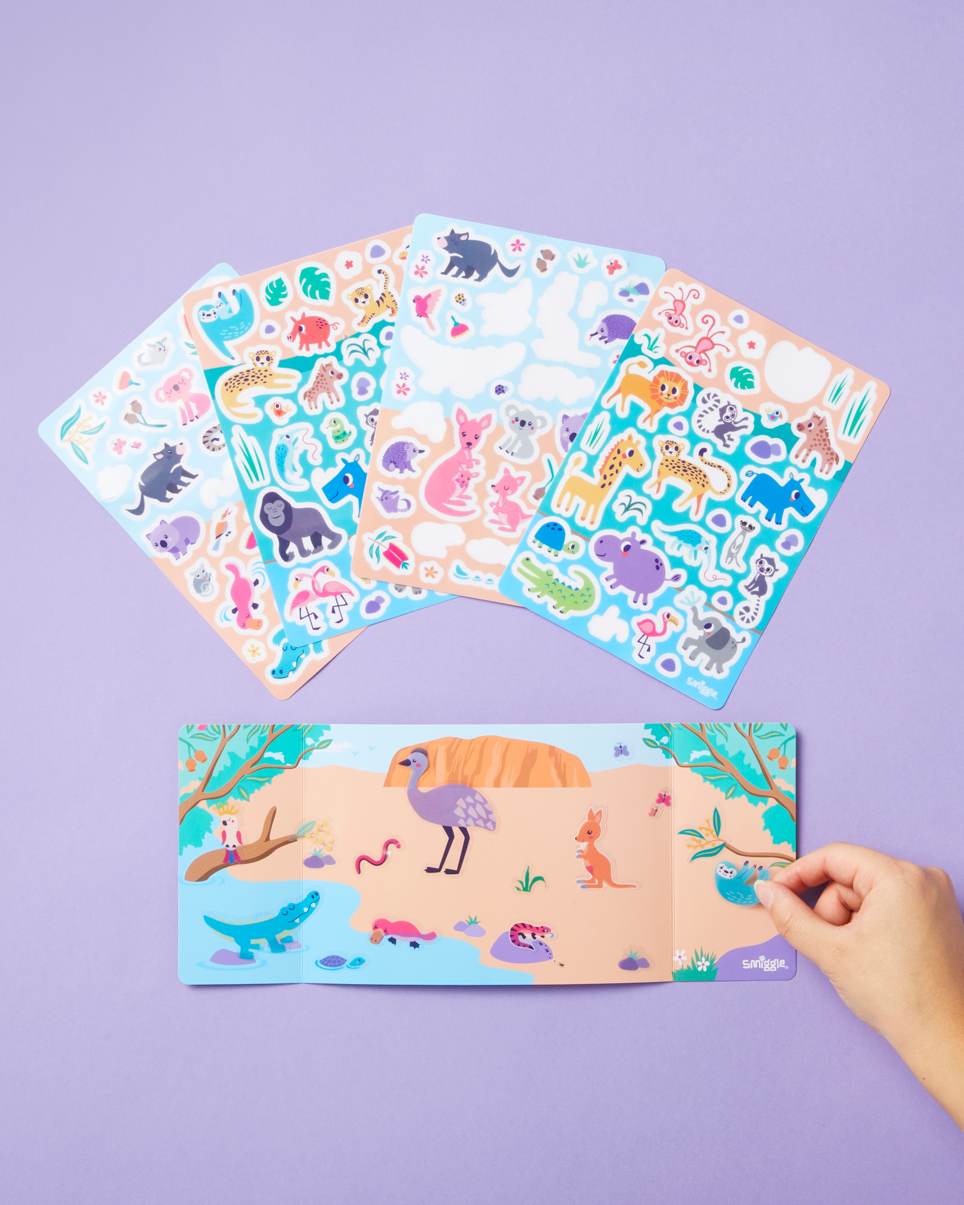 Image for Play Scenes Sticker Book from Smiggle