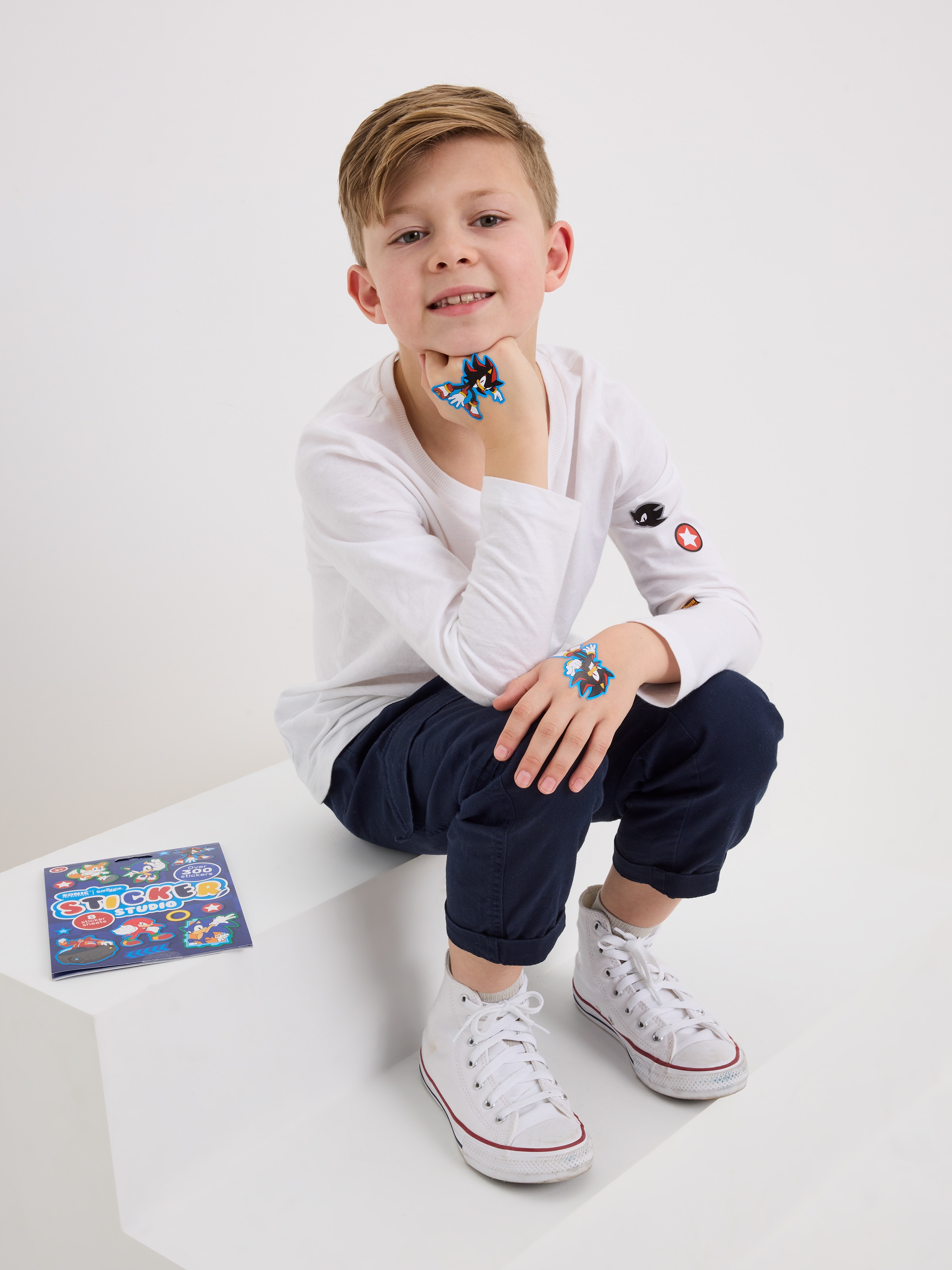 Image for Sonic The Hedgehog Sticker Studio Book from Smiggle