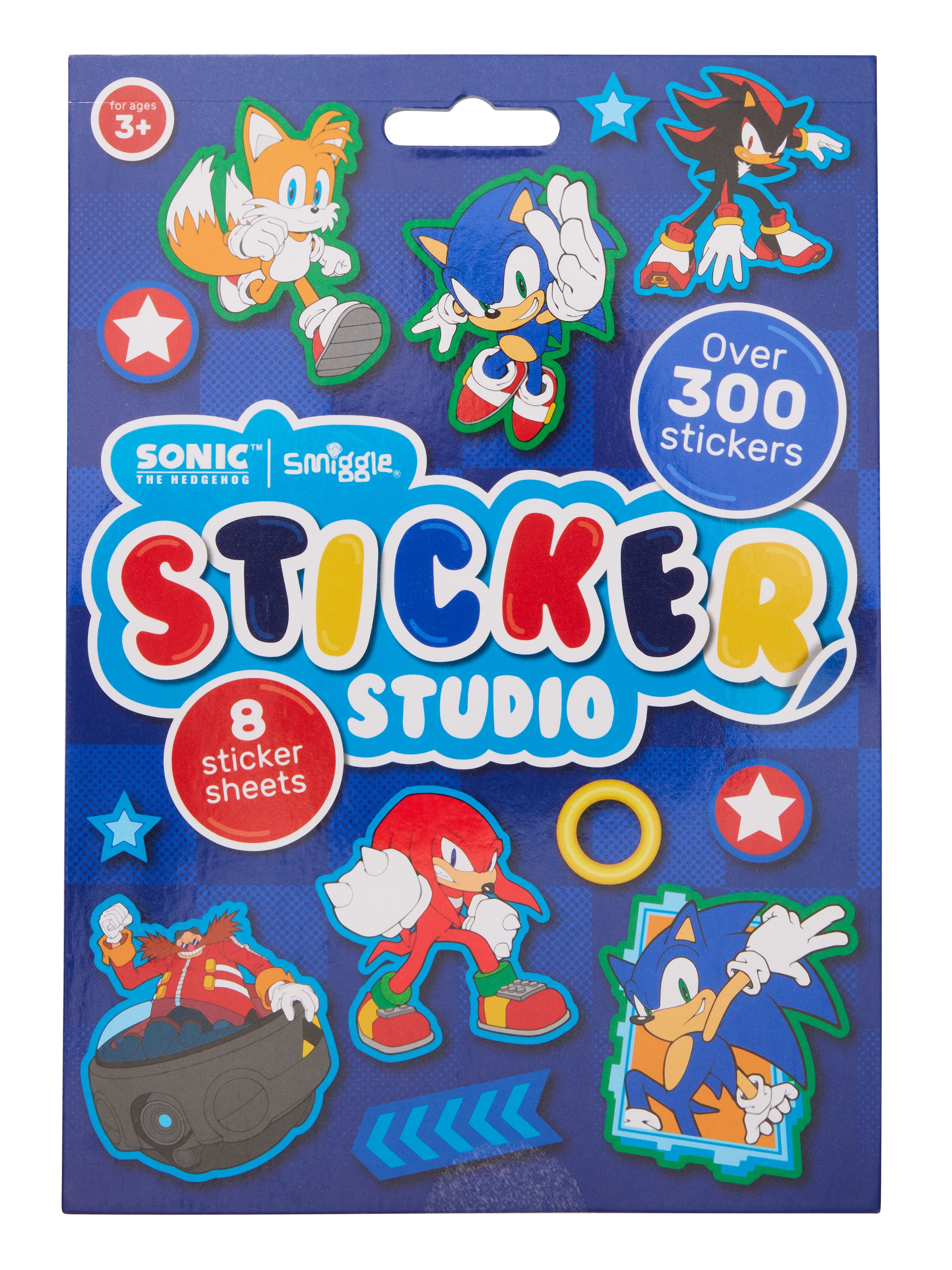 Image for Sonic The Hedgehog Sticker Studio Book from Smiggle