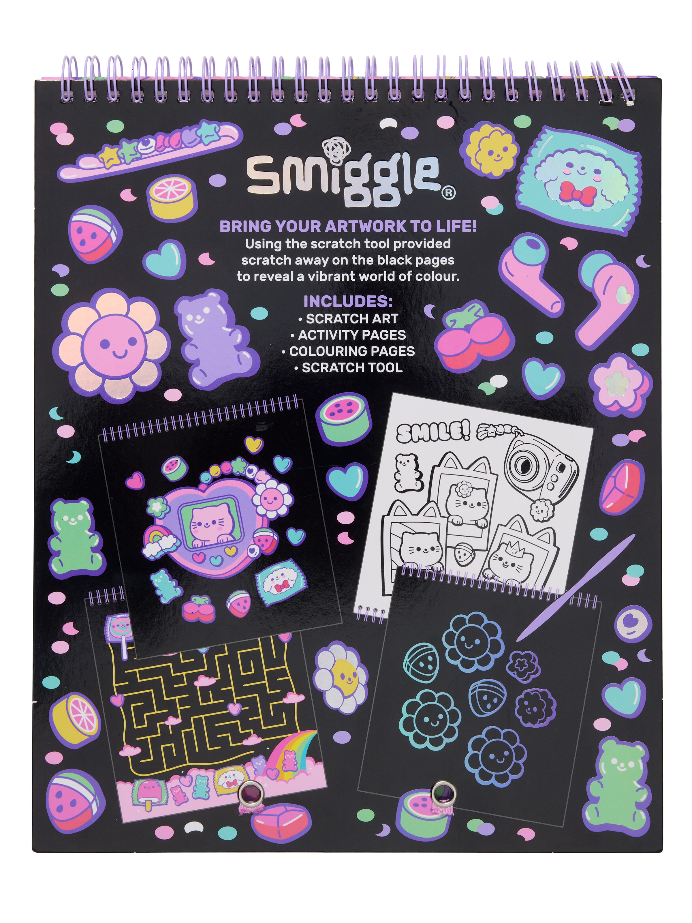 Image for Super Charge Scratch Book from Smiggle