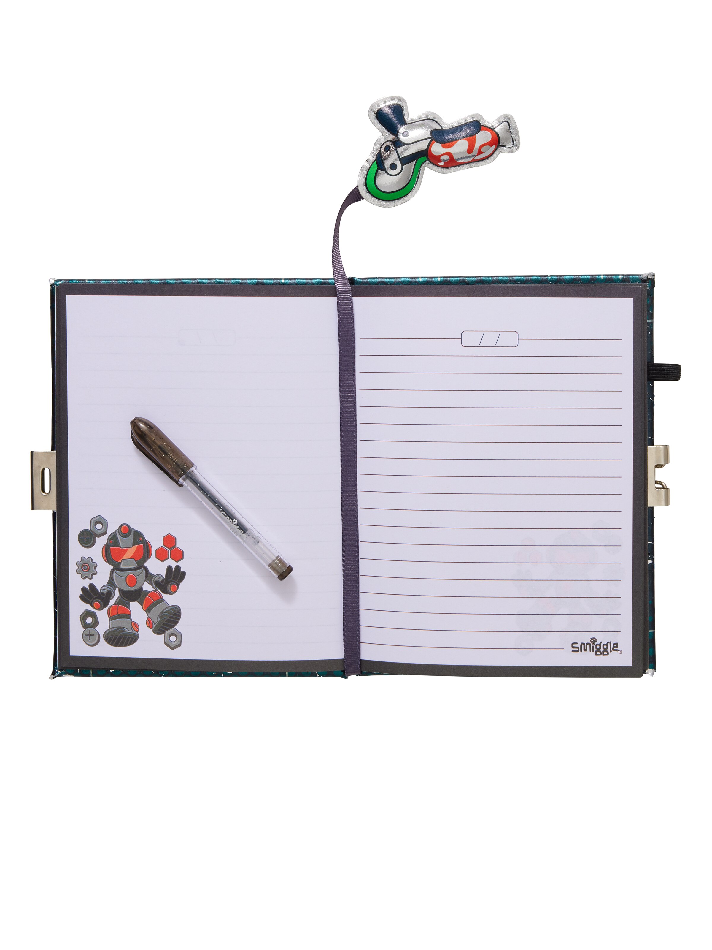 Bot Squad Mini Lockable Notebook