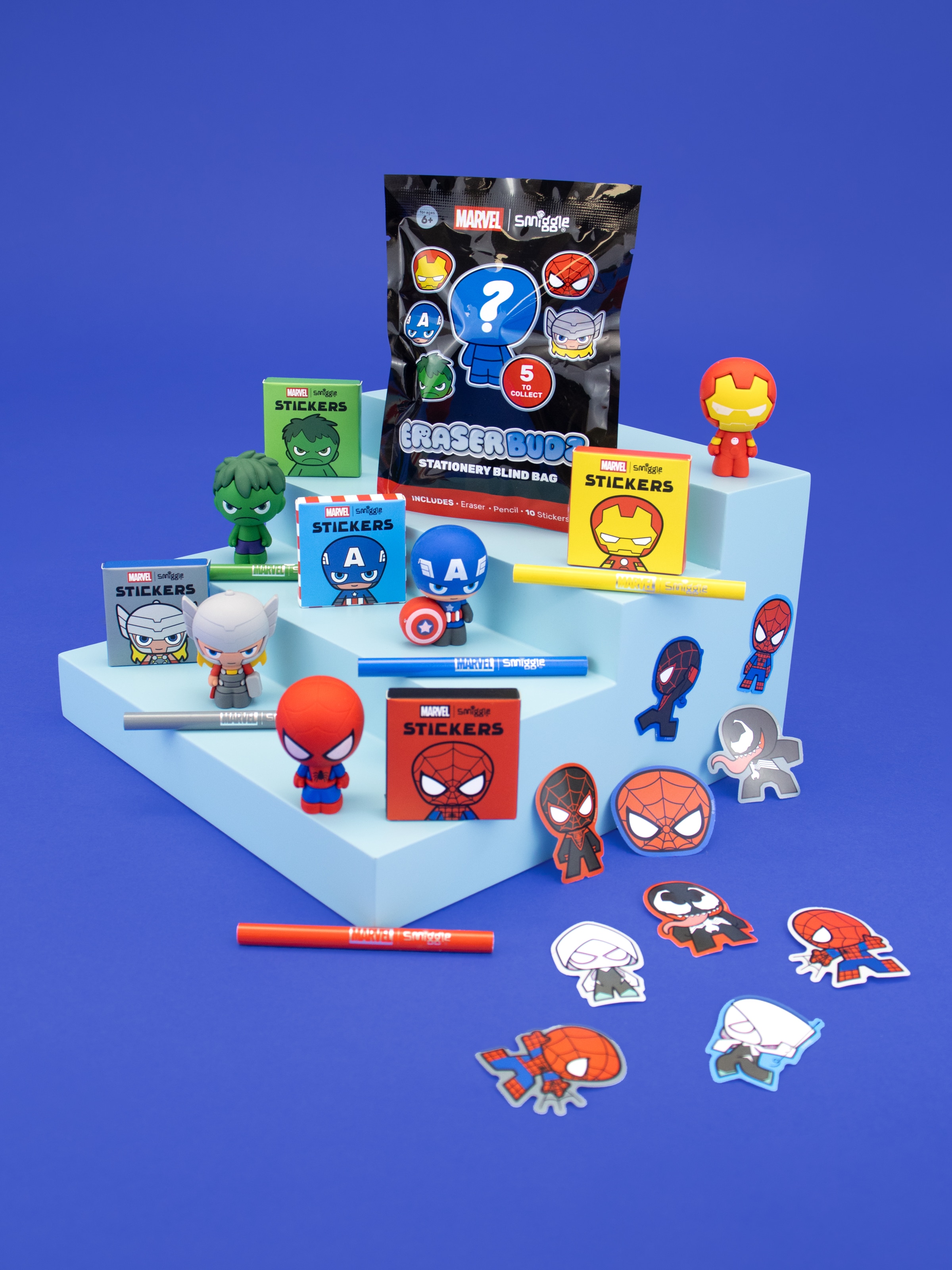 Marvel Eraser Budz Stationery Blind Bag