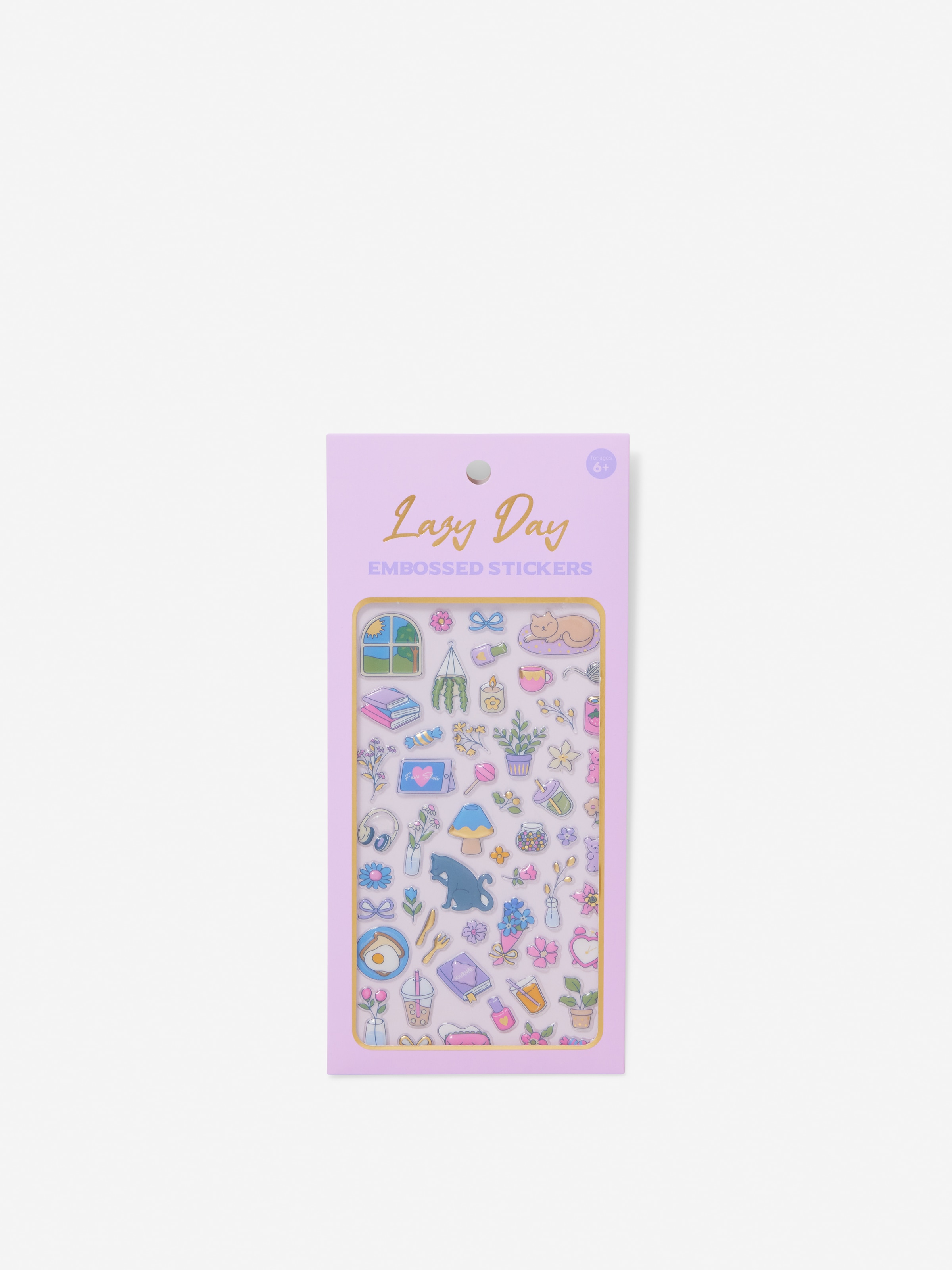 Floral Embossed Stickers