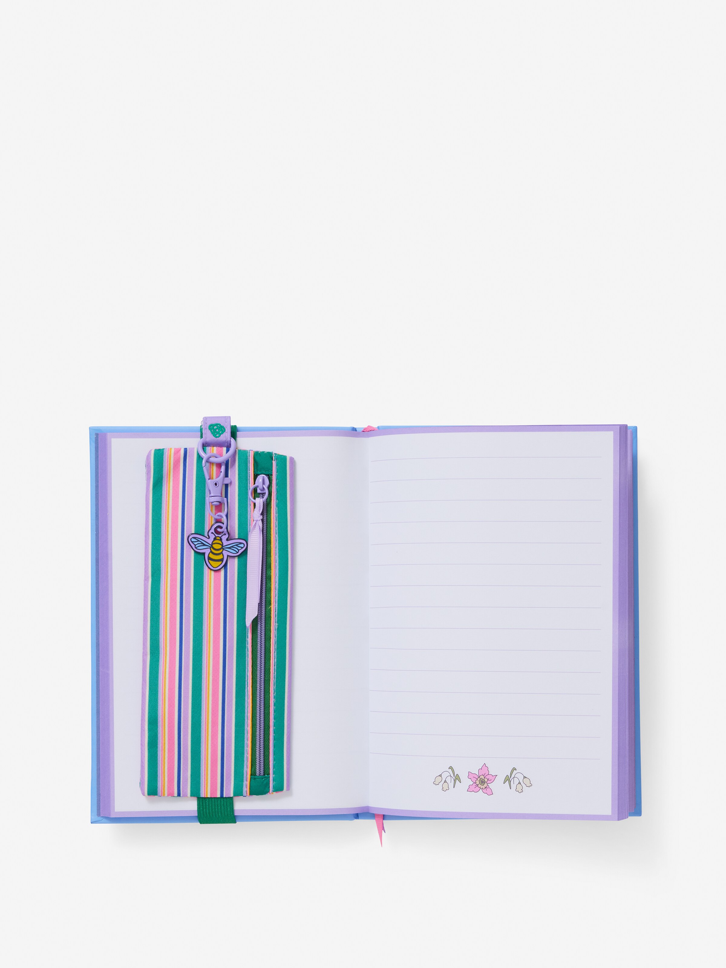 Floral A5 Notebook & Zip Pouch