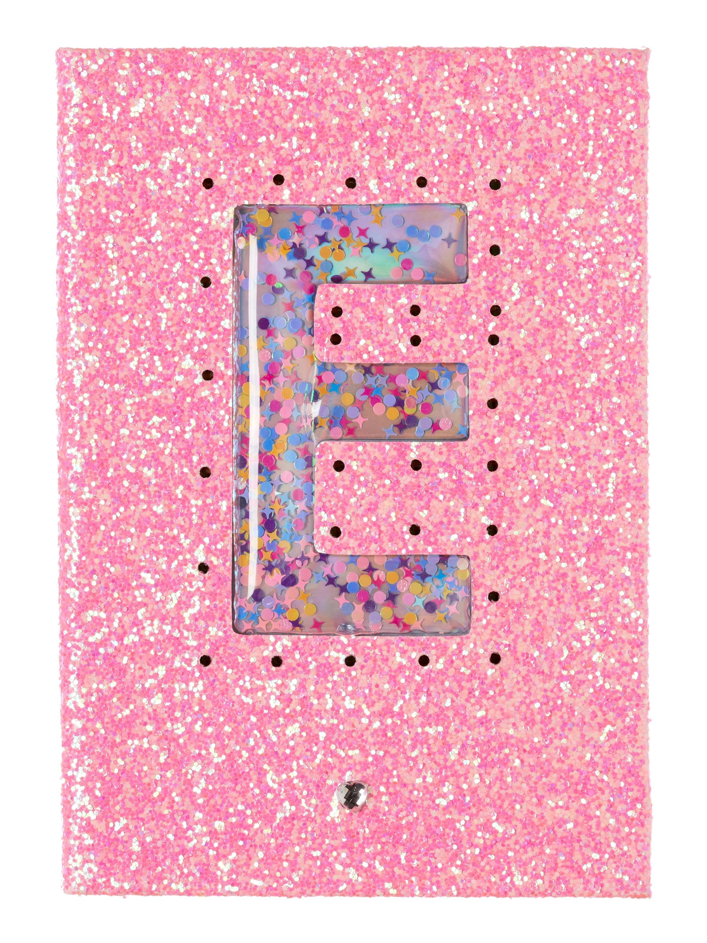 Light Up Glitter Alphabet A5 Notebook