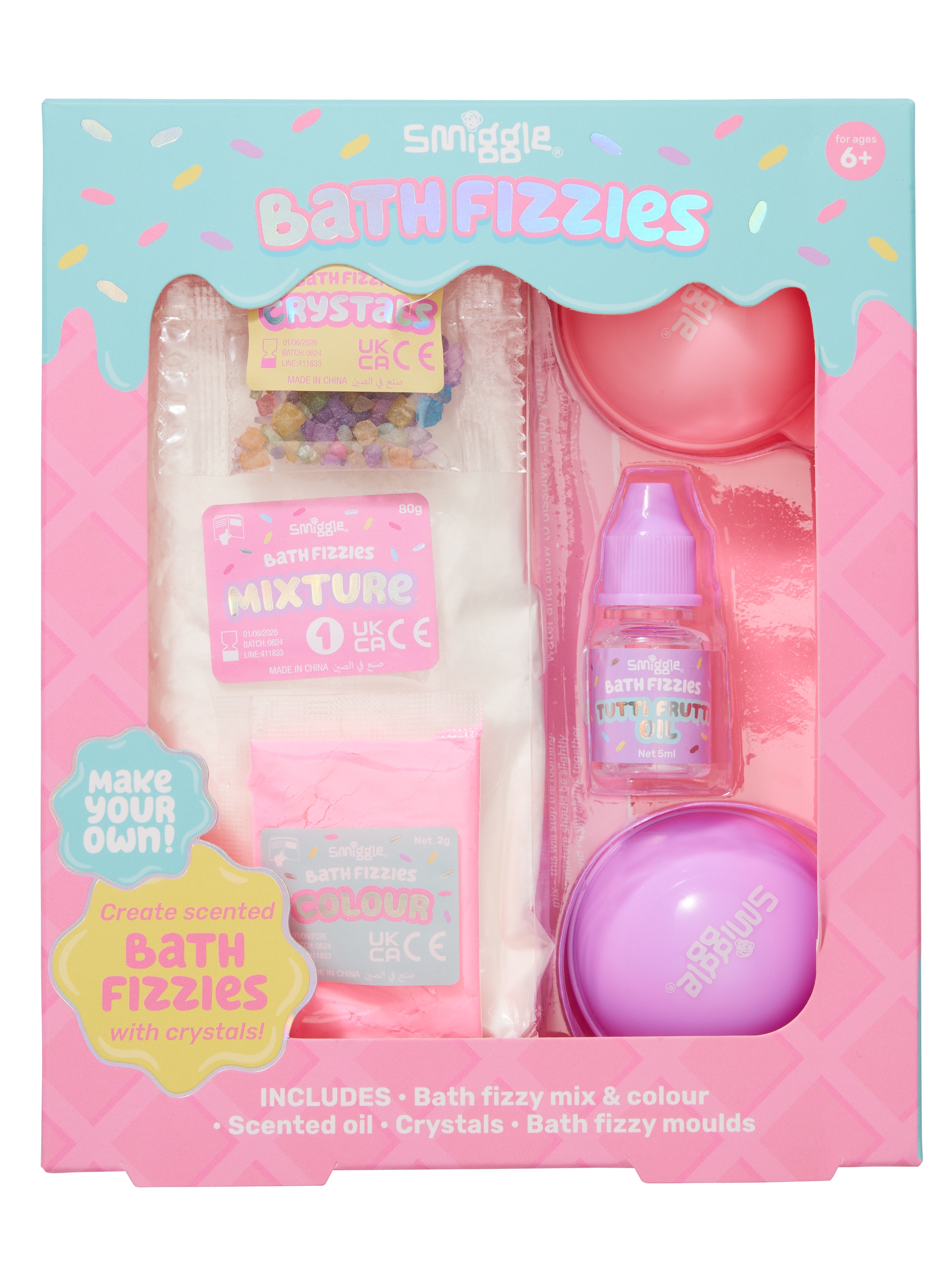 Image for Diy Bath Fizzies Kit from Smiggle