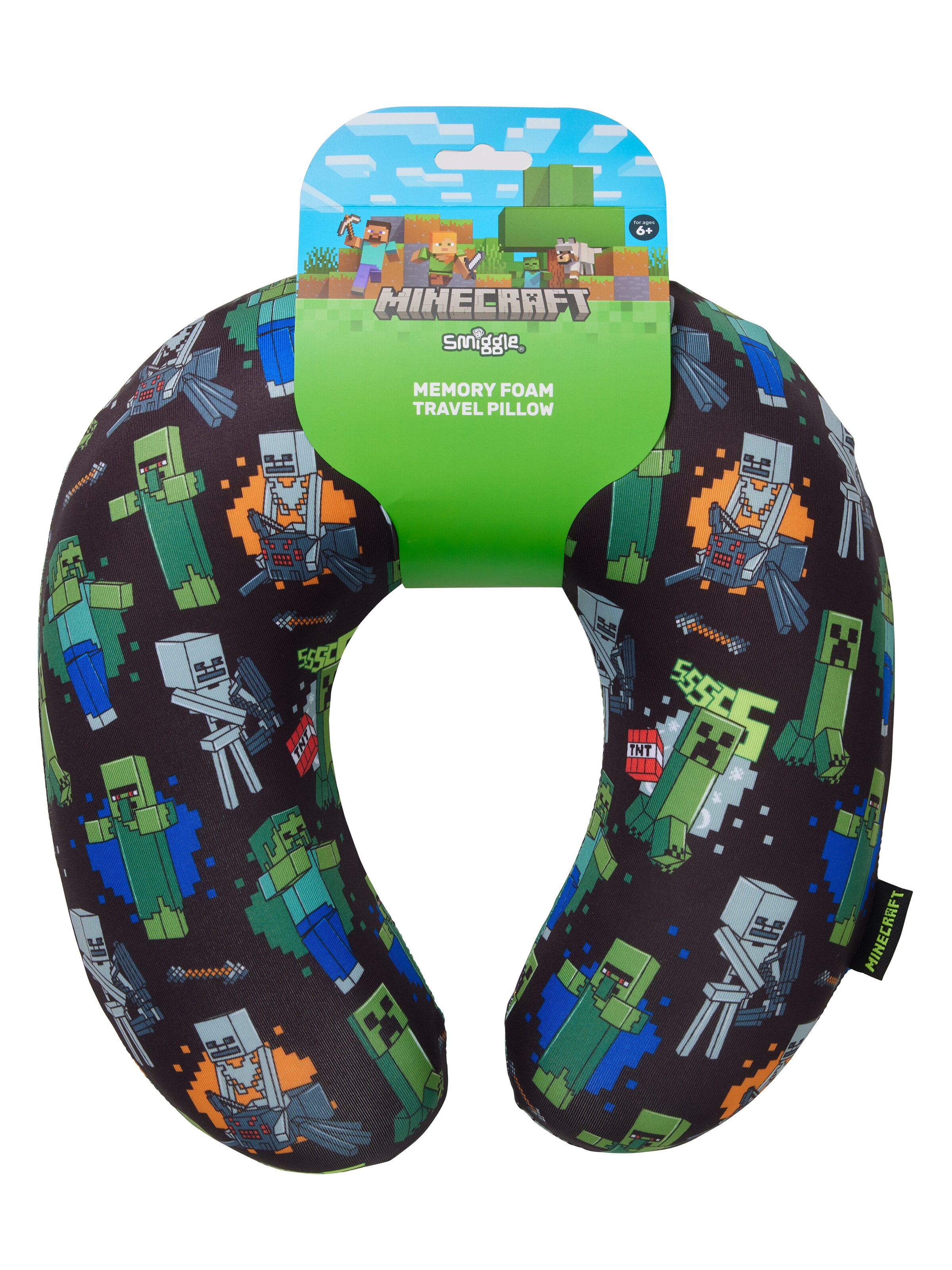 Image for Minecraft Travel Pillow from Smiggle