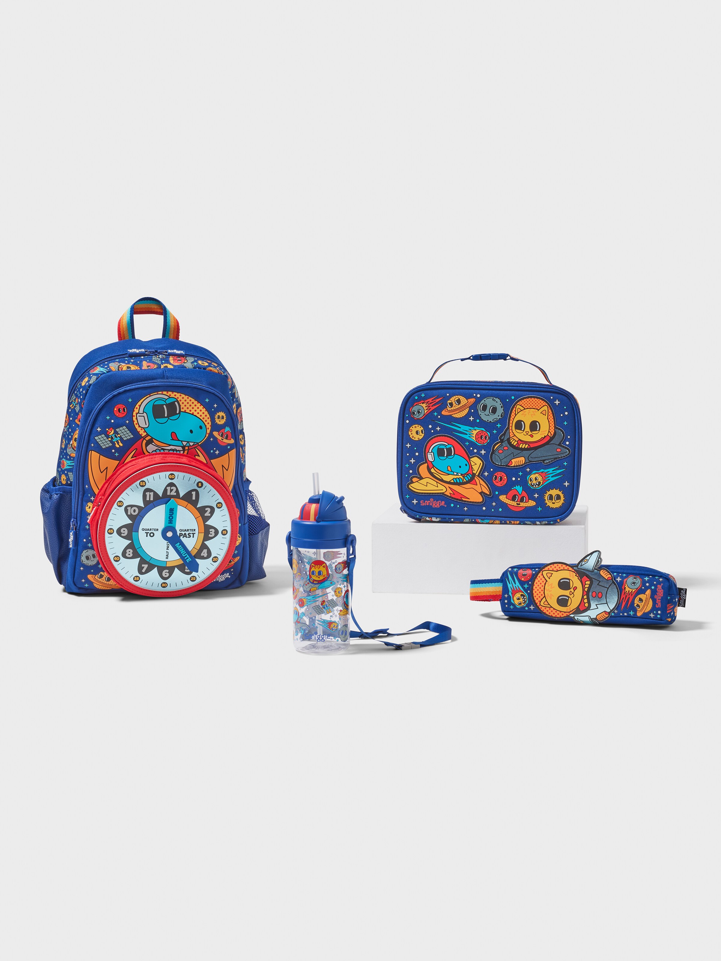 Ready Set Go 4 Piece Character Backpack Bundle