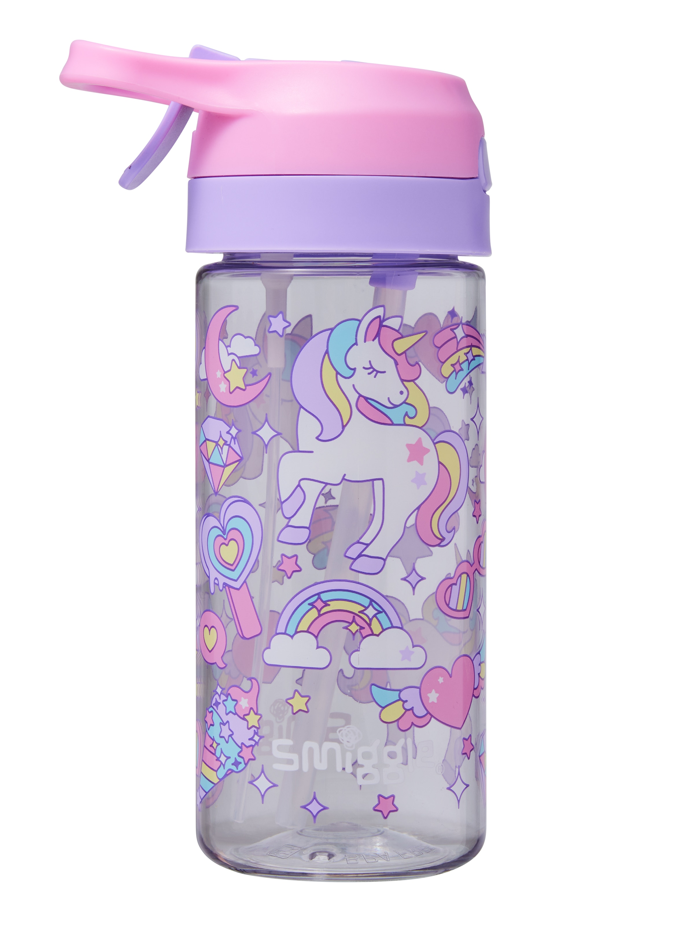 Image for Hali Junior Flip Top Spritz Plastic Drink Bottle 440Ml from Smiggle