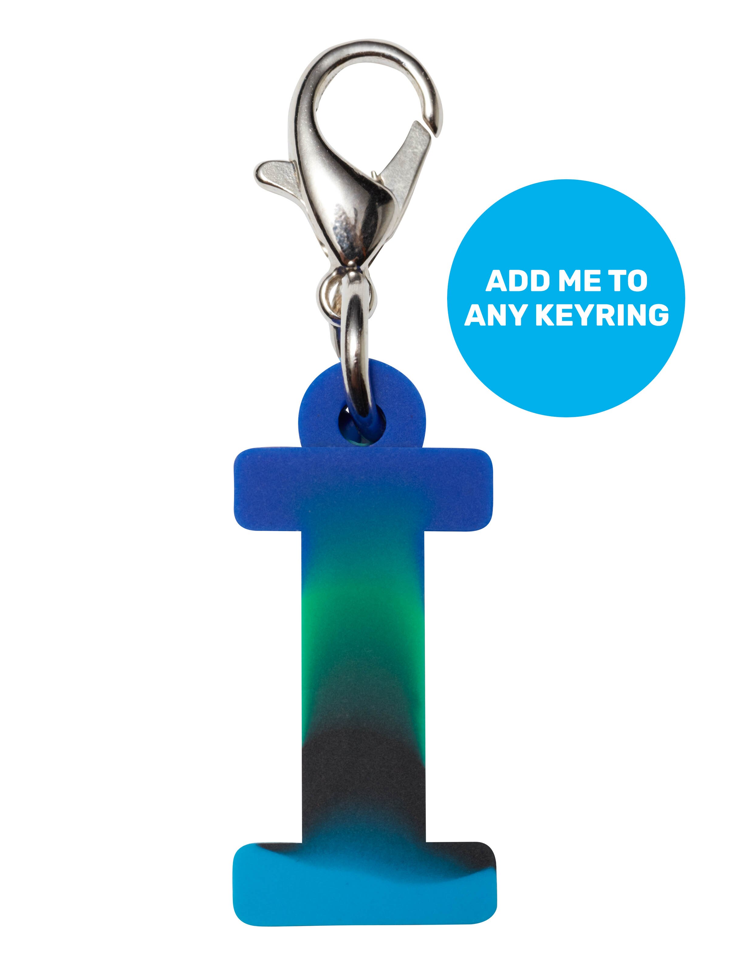 Blue Add-On Mini Alpha Keyring