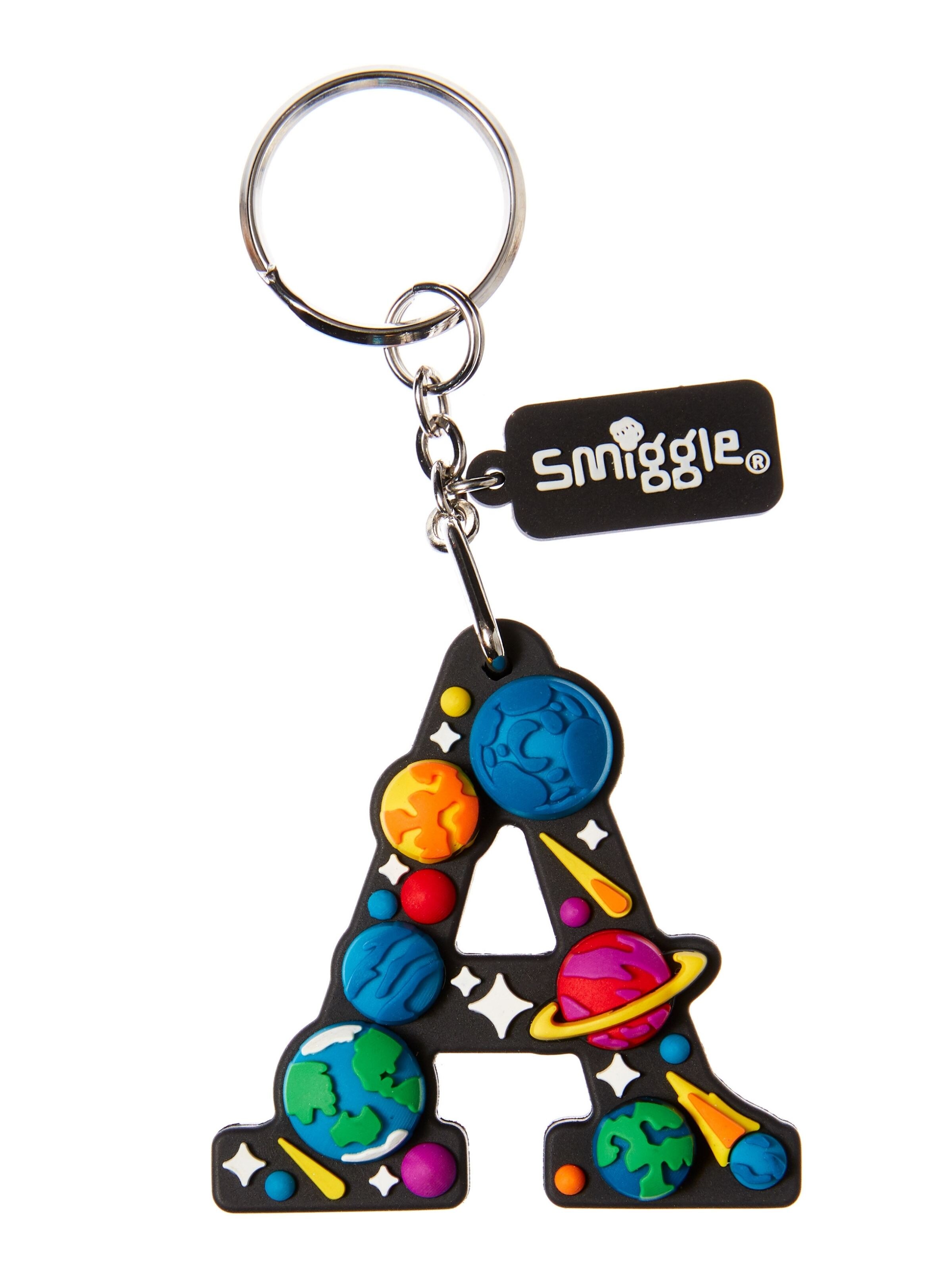 Space Scented Alphabet Keyring
