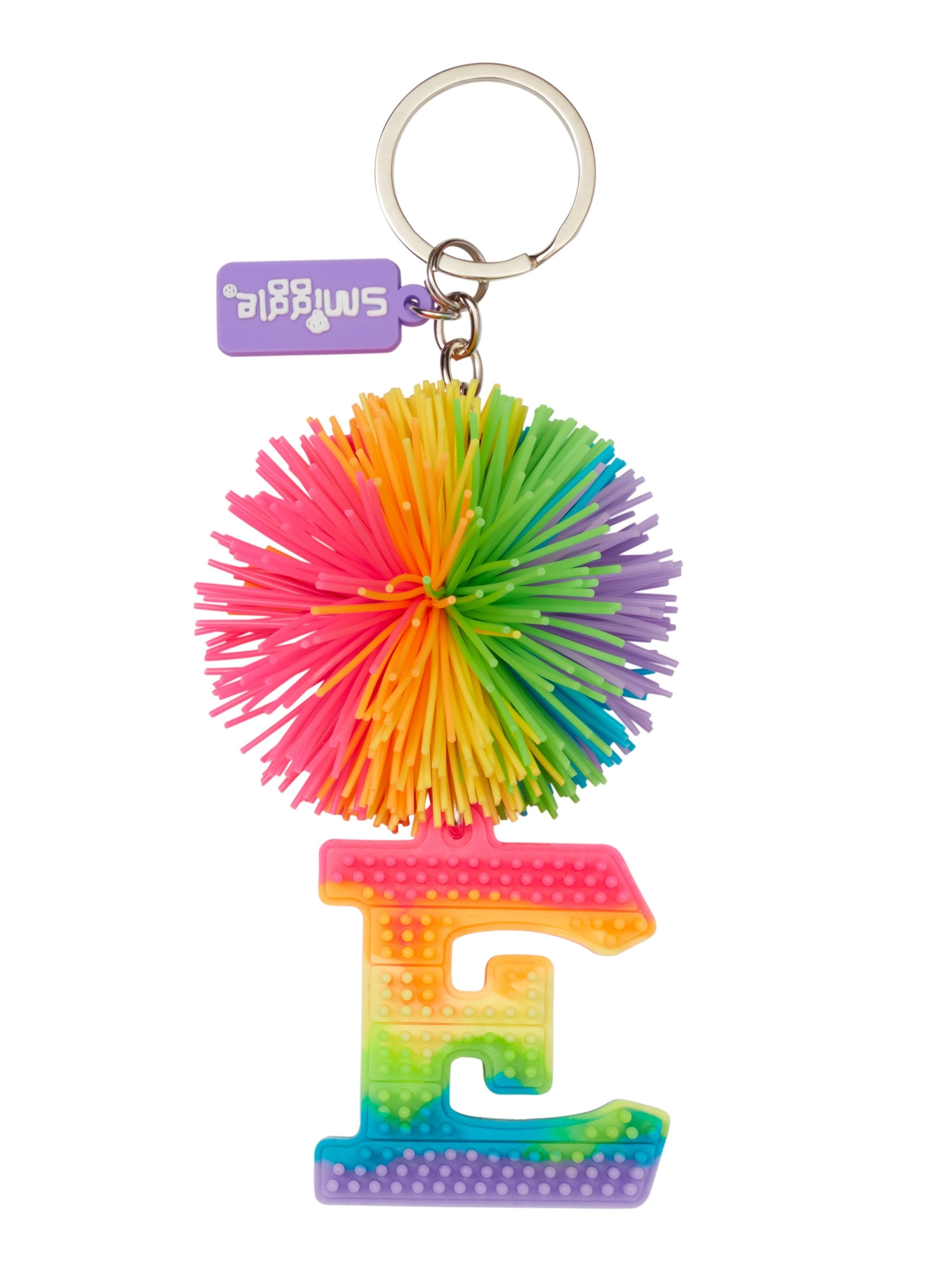 Pom Pom Scented Alphabet Keyring