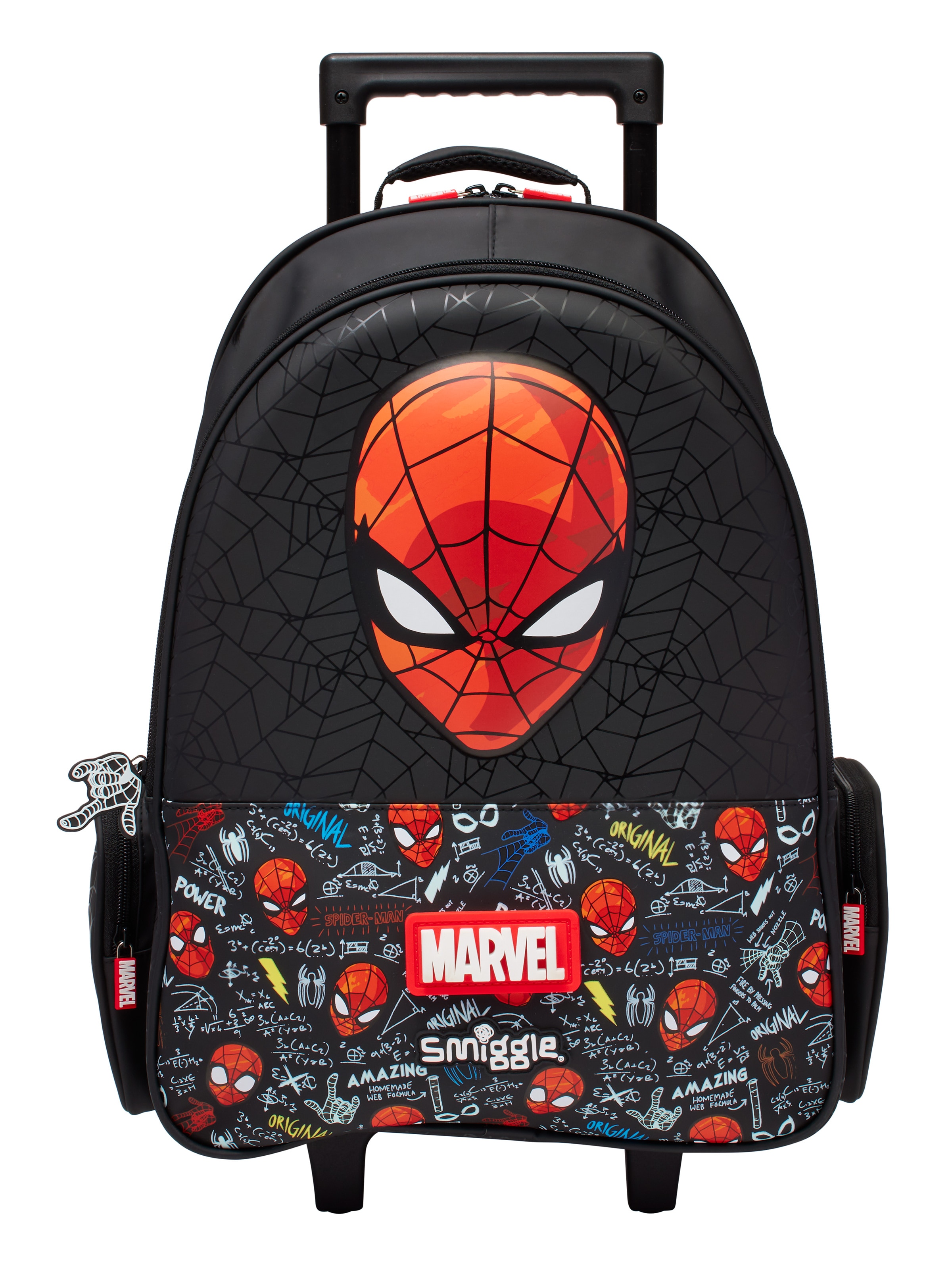Spider-Man Backpack Trolley With Light Up Wheels