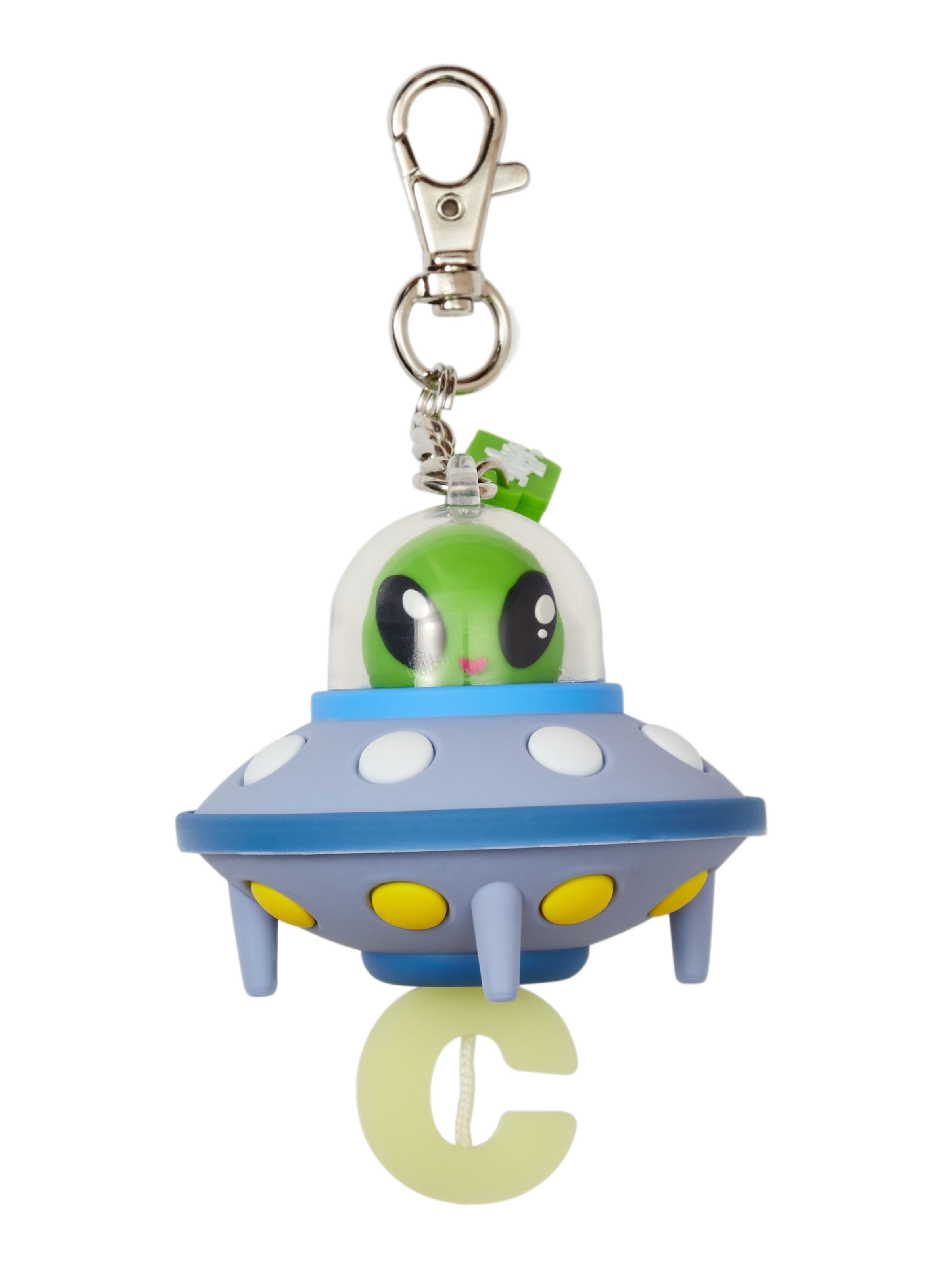 Beam Me Up Alphabet Keyring