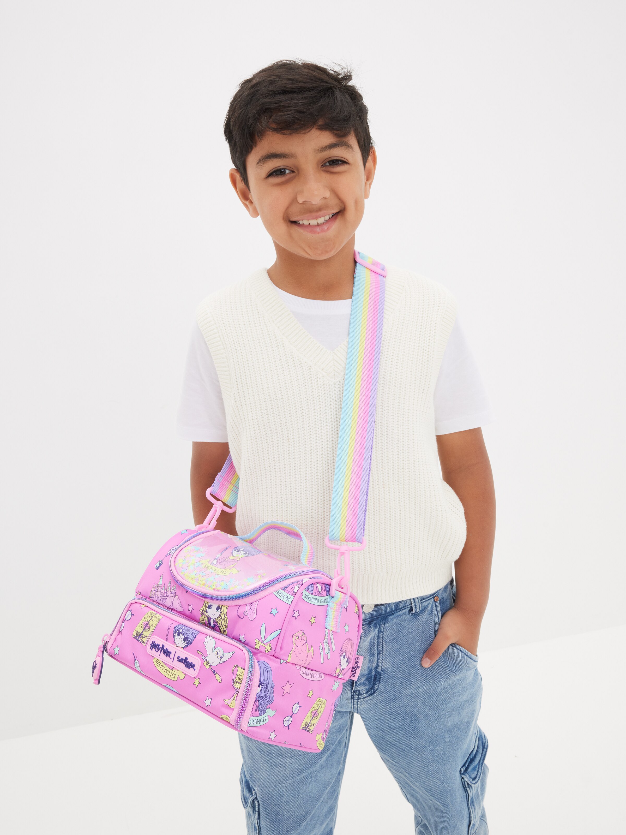 Harry Potter Double Compartment Lunchbox With Strap