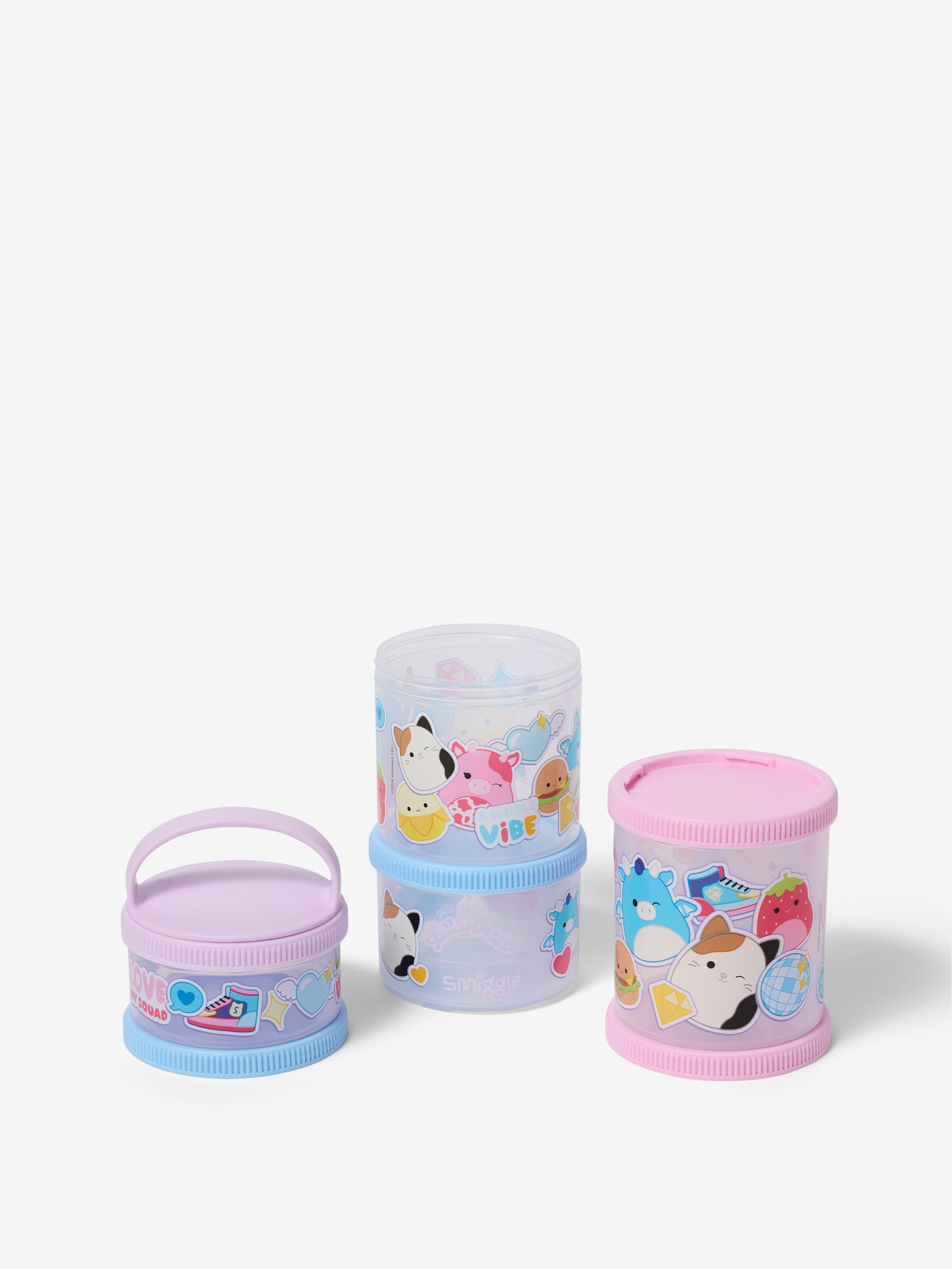 Squishmallows Large Snack And Stack Containers