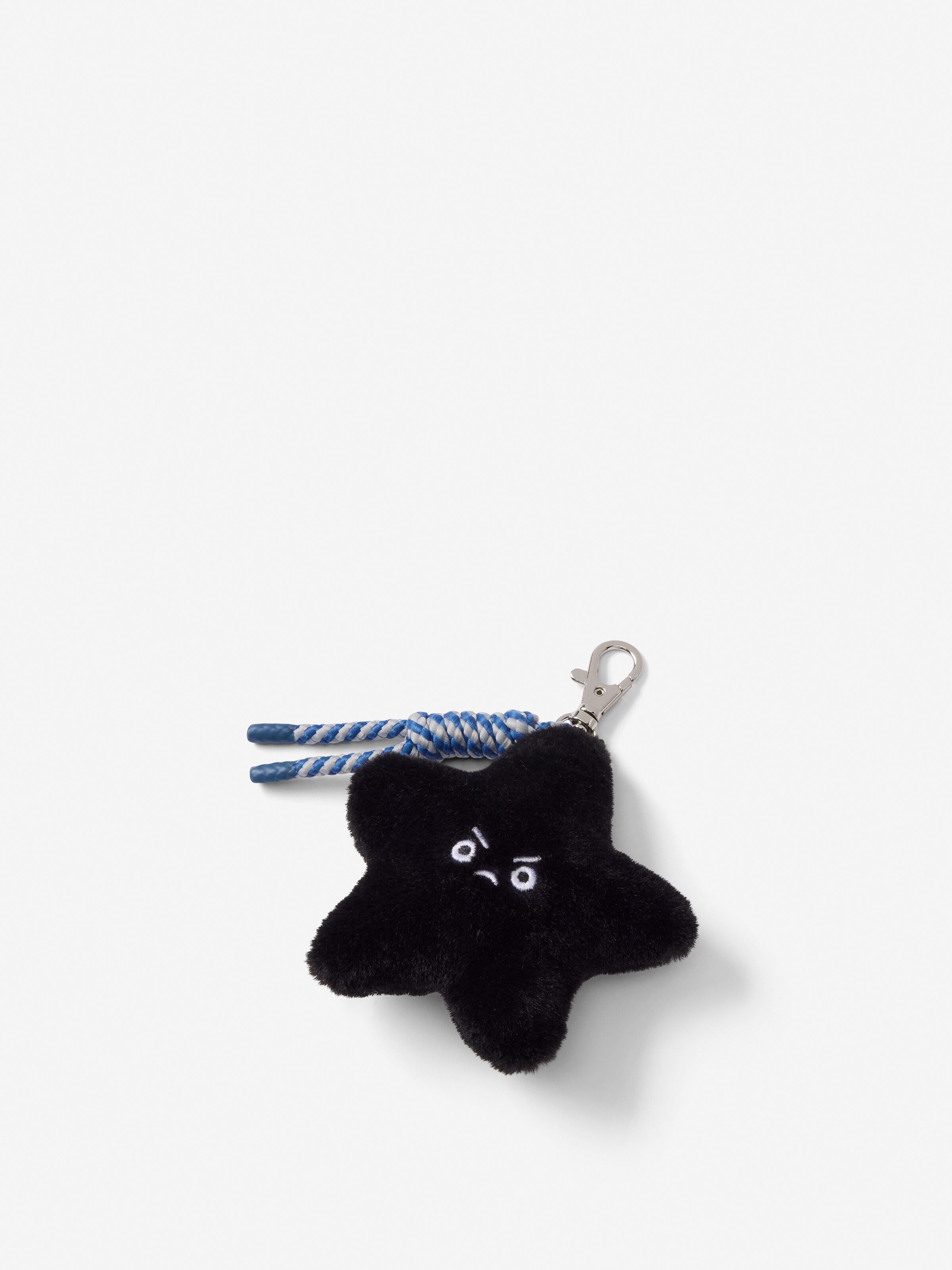 Grumpy Star Plush Keyring