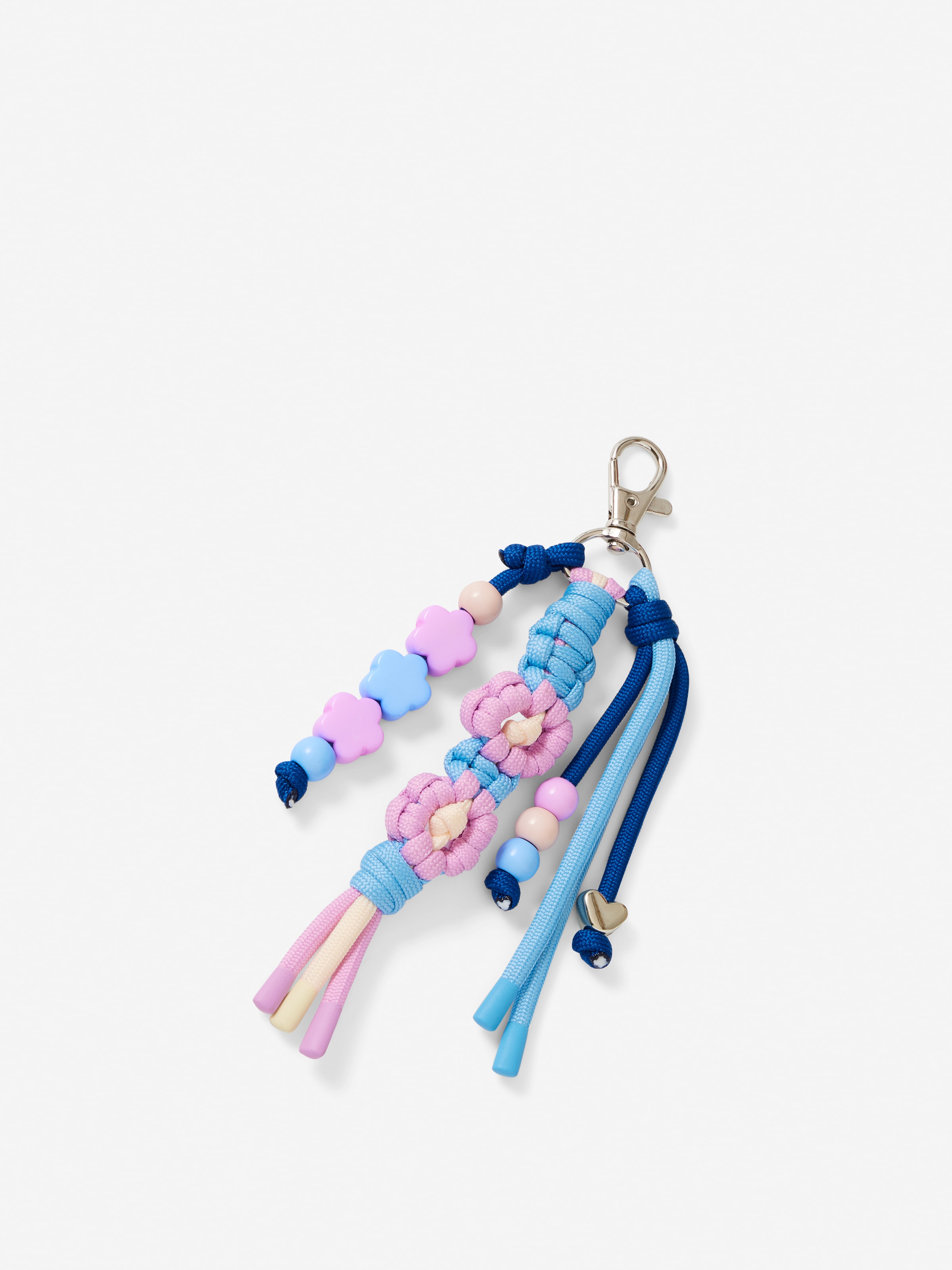 Flower Charm Rope Keyring