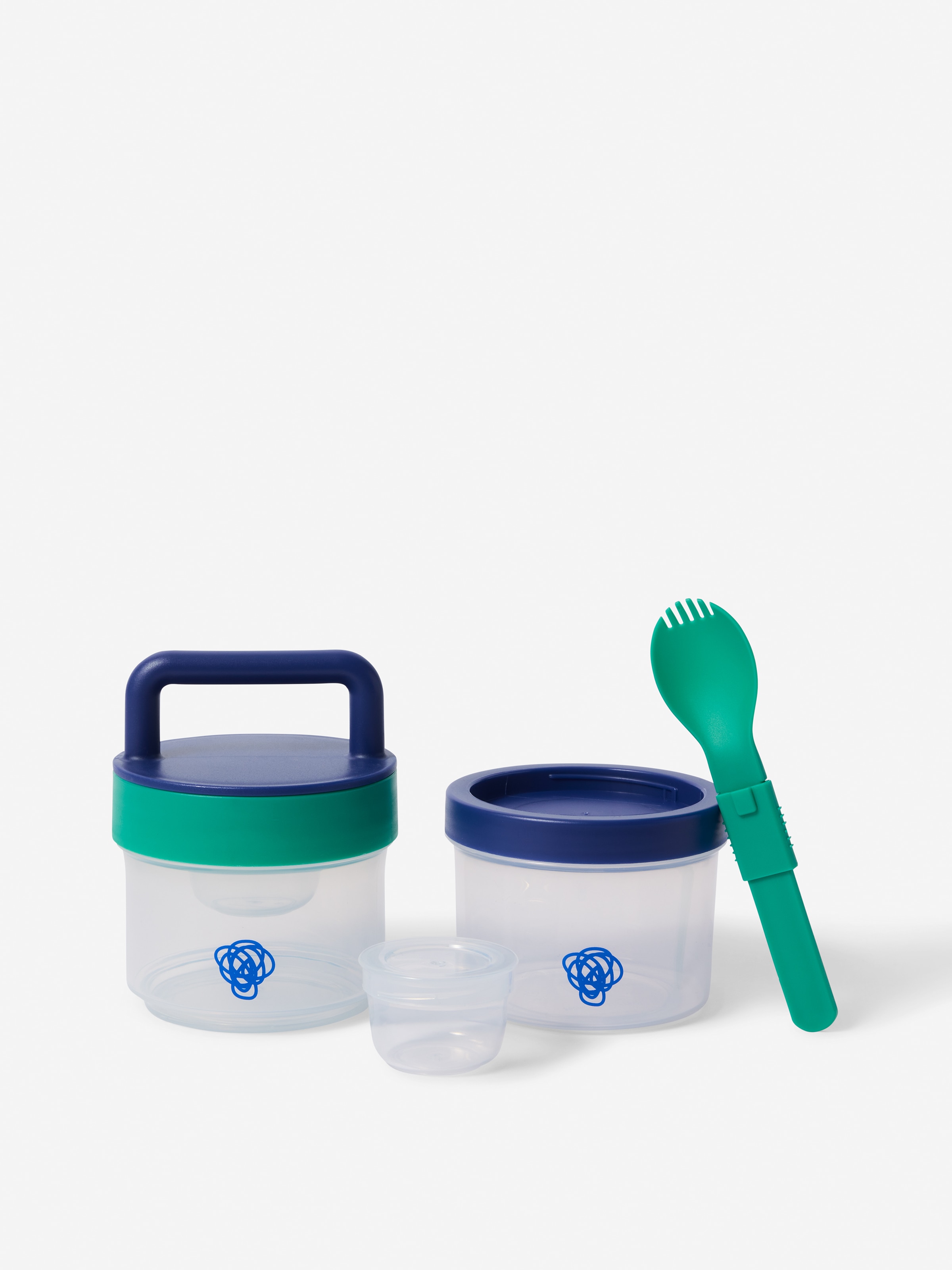 Active Snack Stack Containers X2