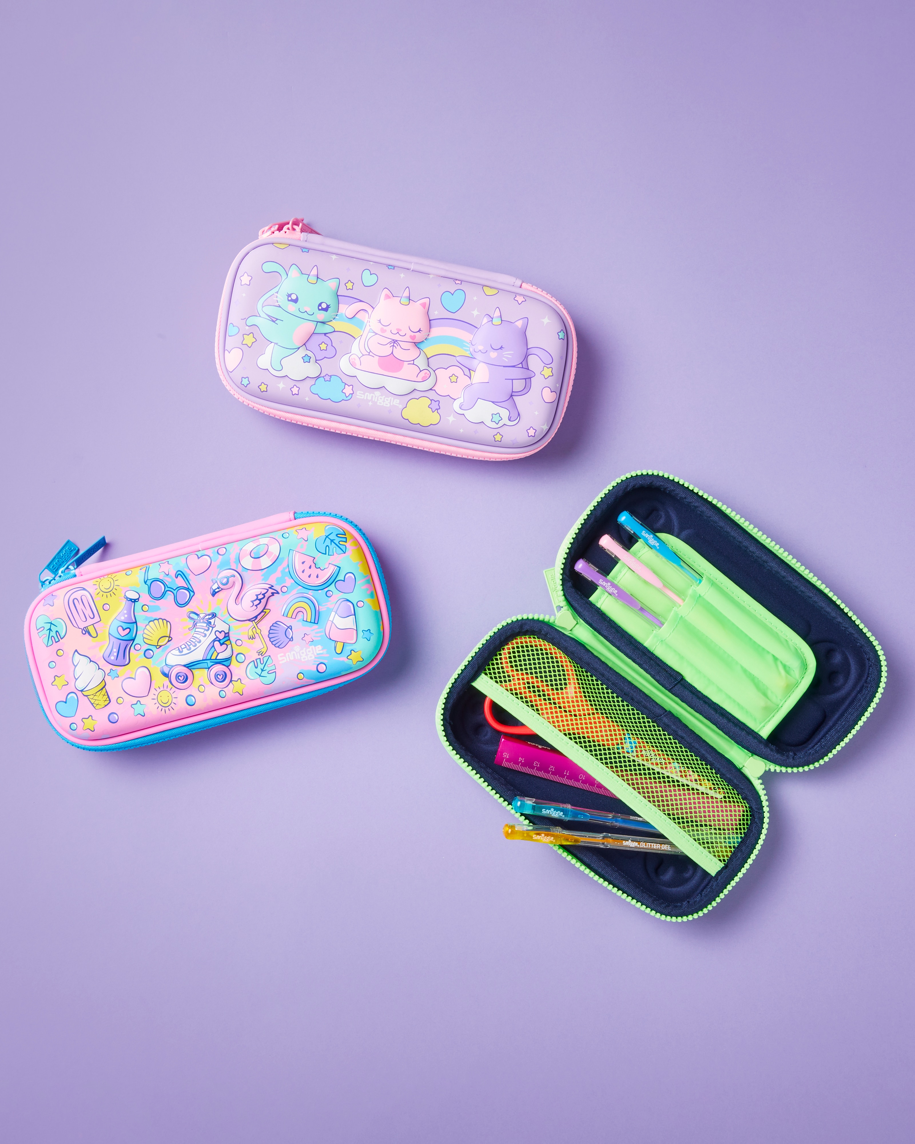 Image for Energetic Small Hardtop Pencil Case from Smiggle