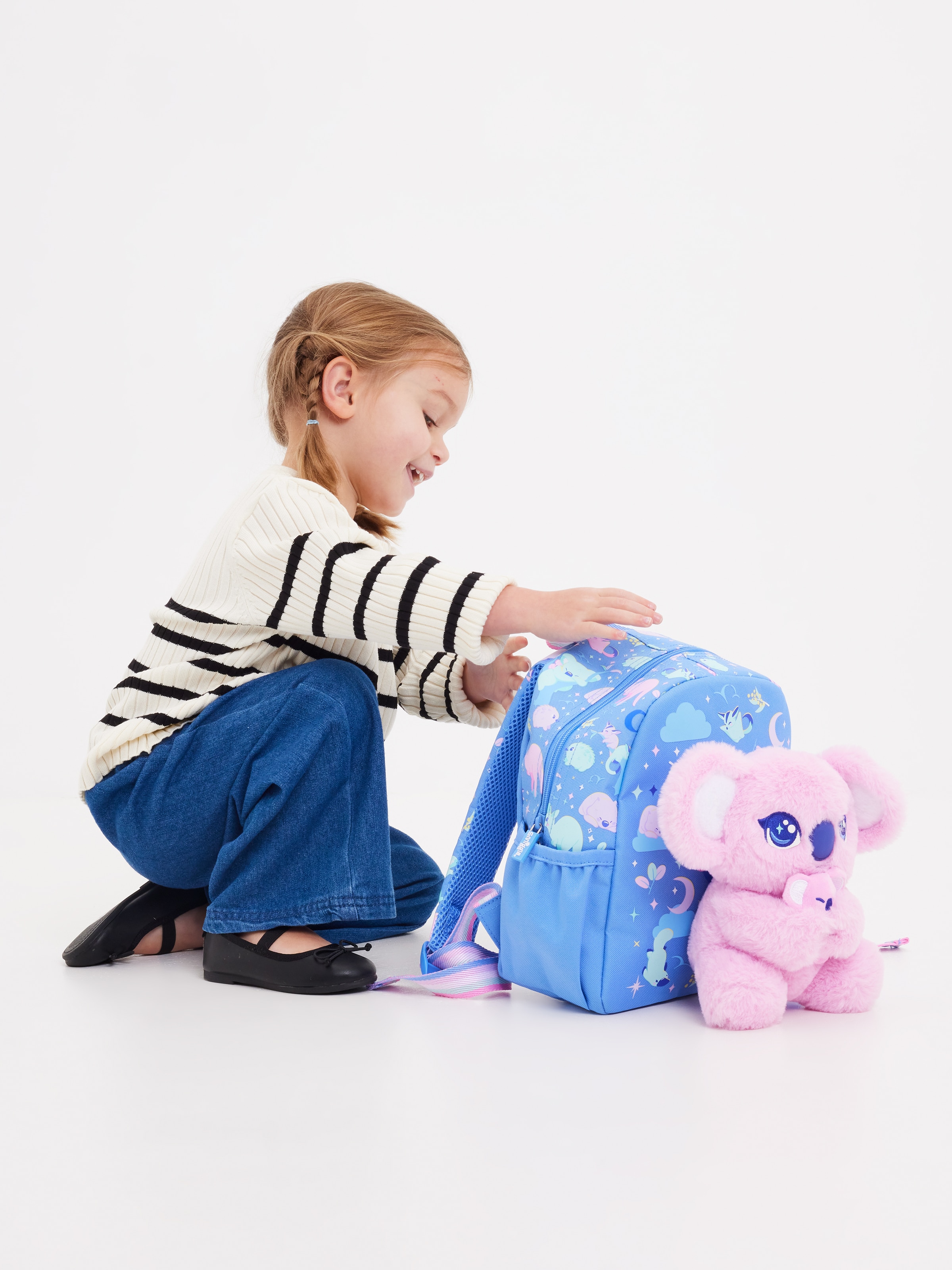 Image for Big Dreams Teeny Tiny Backpack With Detachable Plush Toy from Smiggle