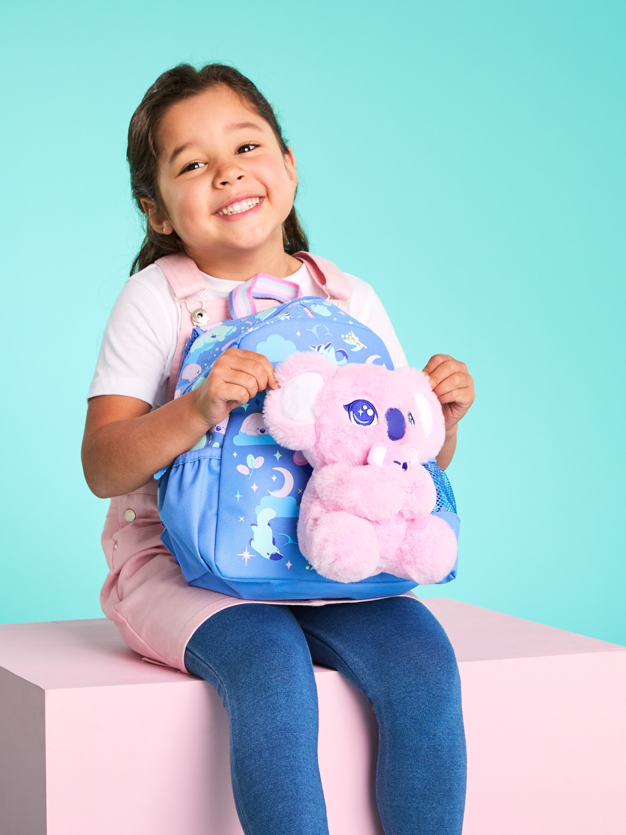 Image for Big Dreams Teeny Tiny Backpack With Detachable Plush Toy from Smiggle