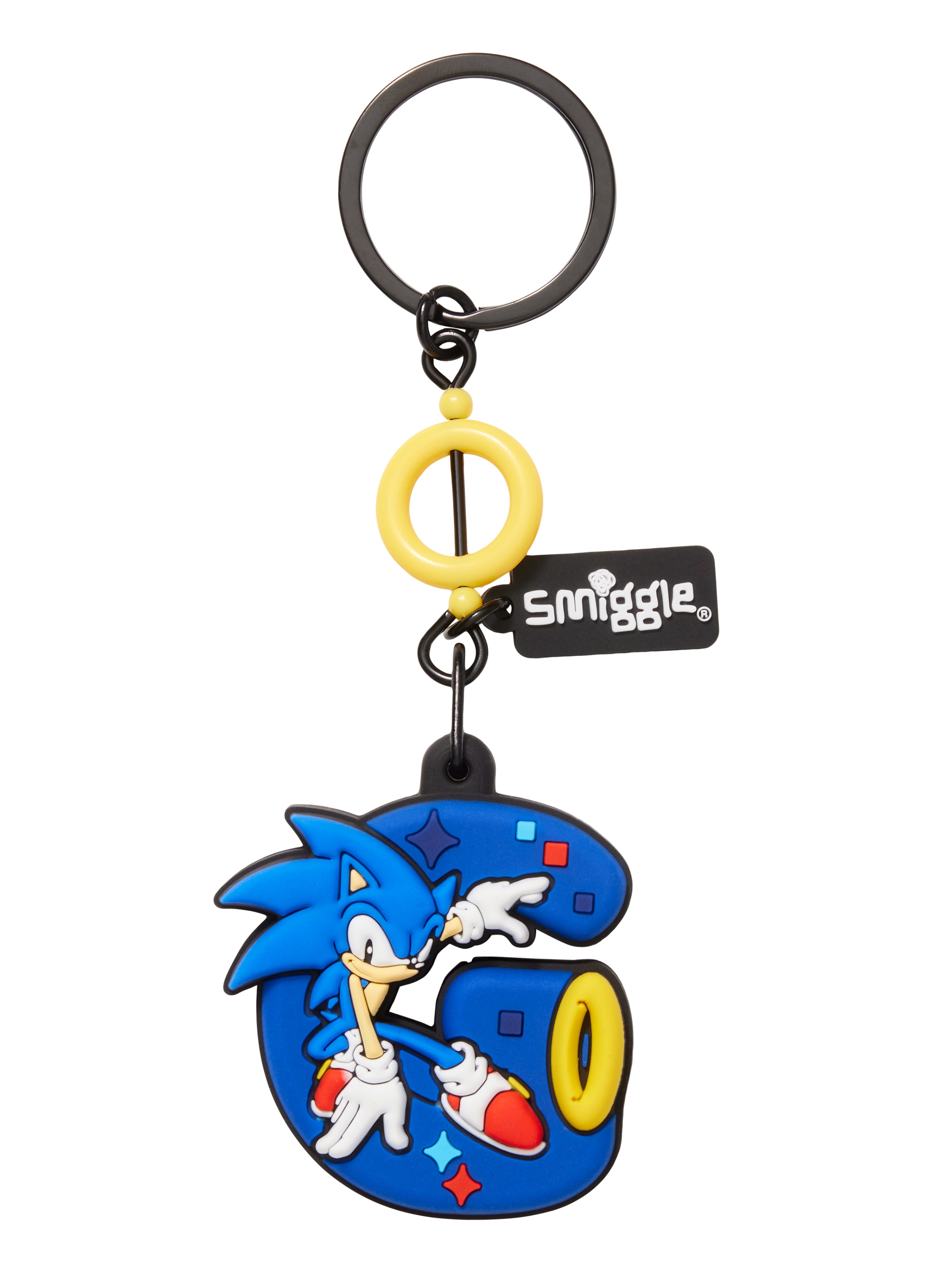 Sonic The Hedgehog Alphabet Keyring
