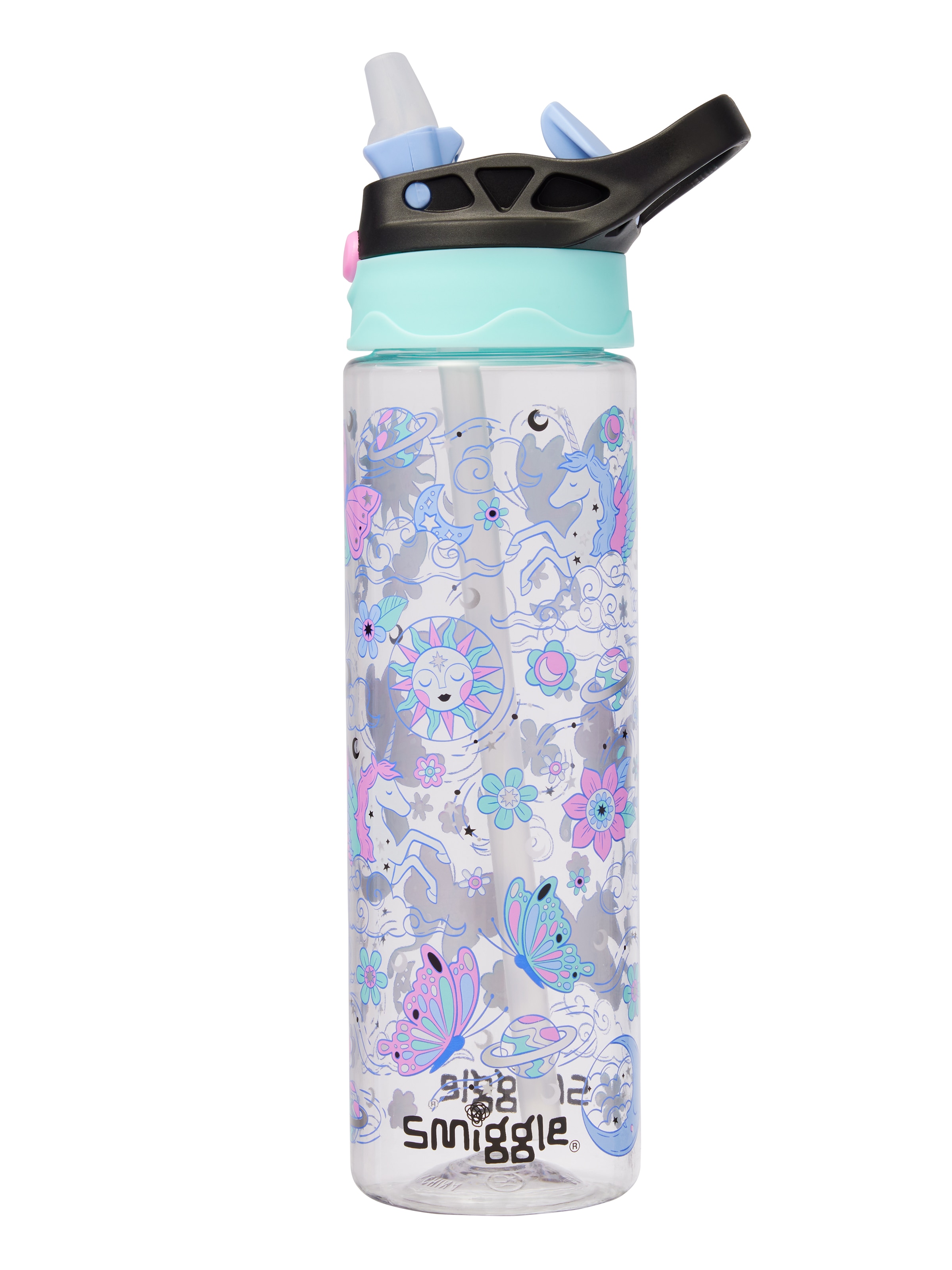 Super Charge Plastic Flip Drink Bottle 650Ml