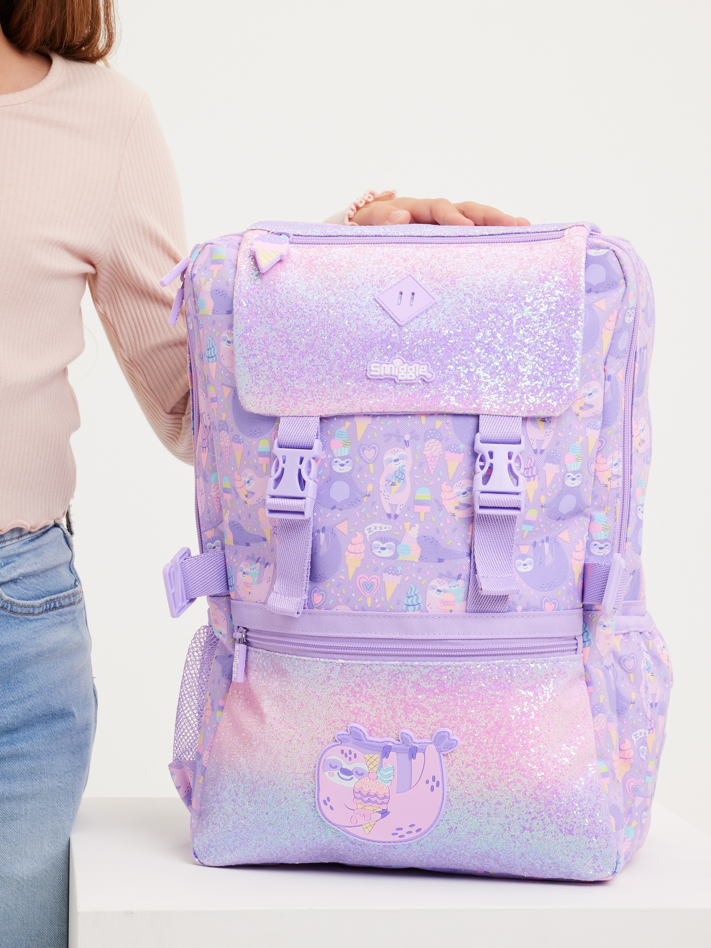 Image for Super Charge Attach Foldover Backpack from Smiggle