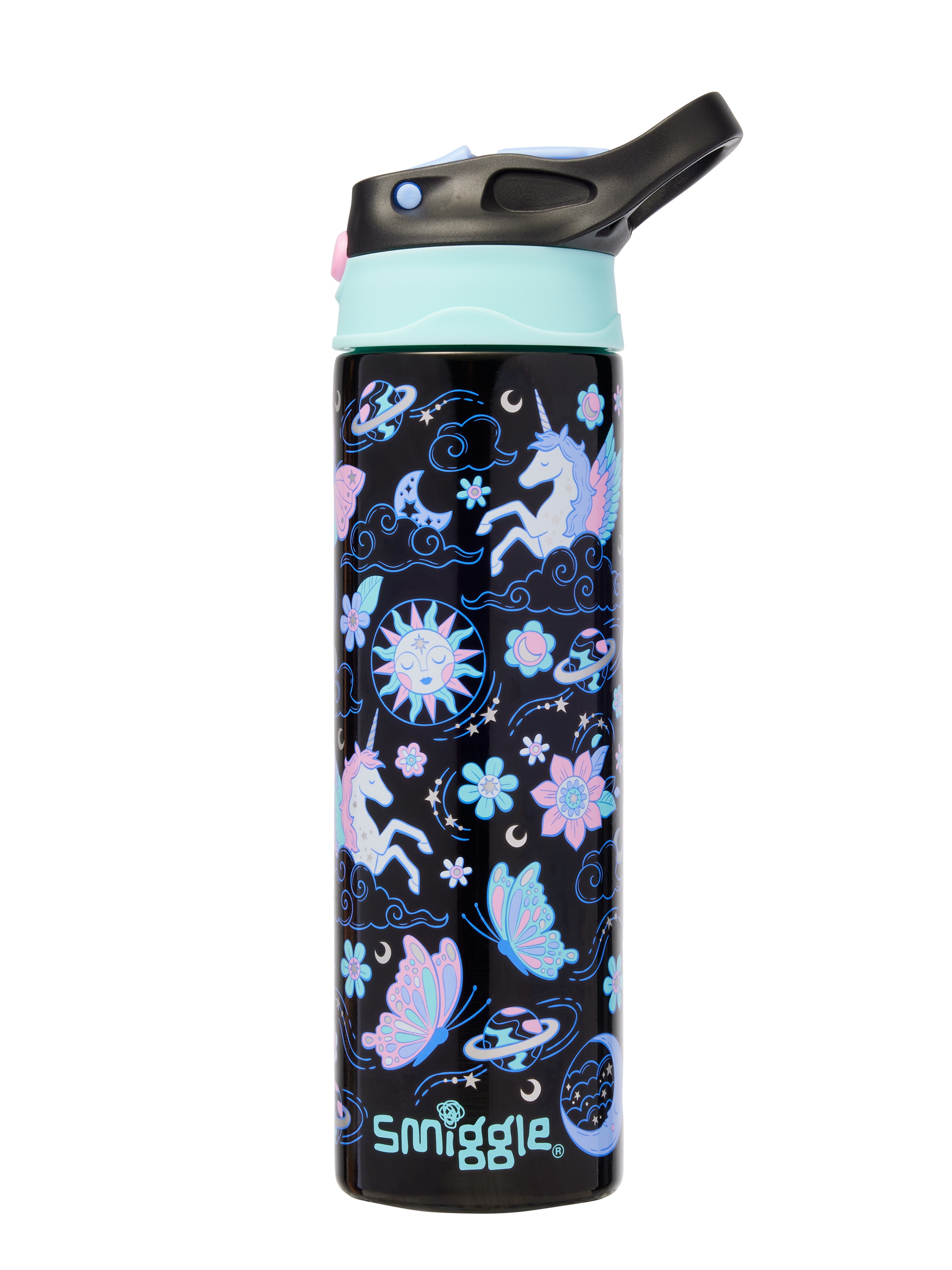 Image for Super Charge Stainless Steel Flip Drink Bottle 520Ml from Smiggle