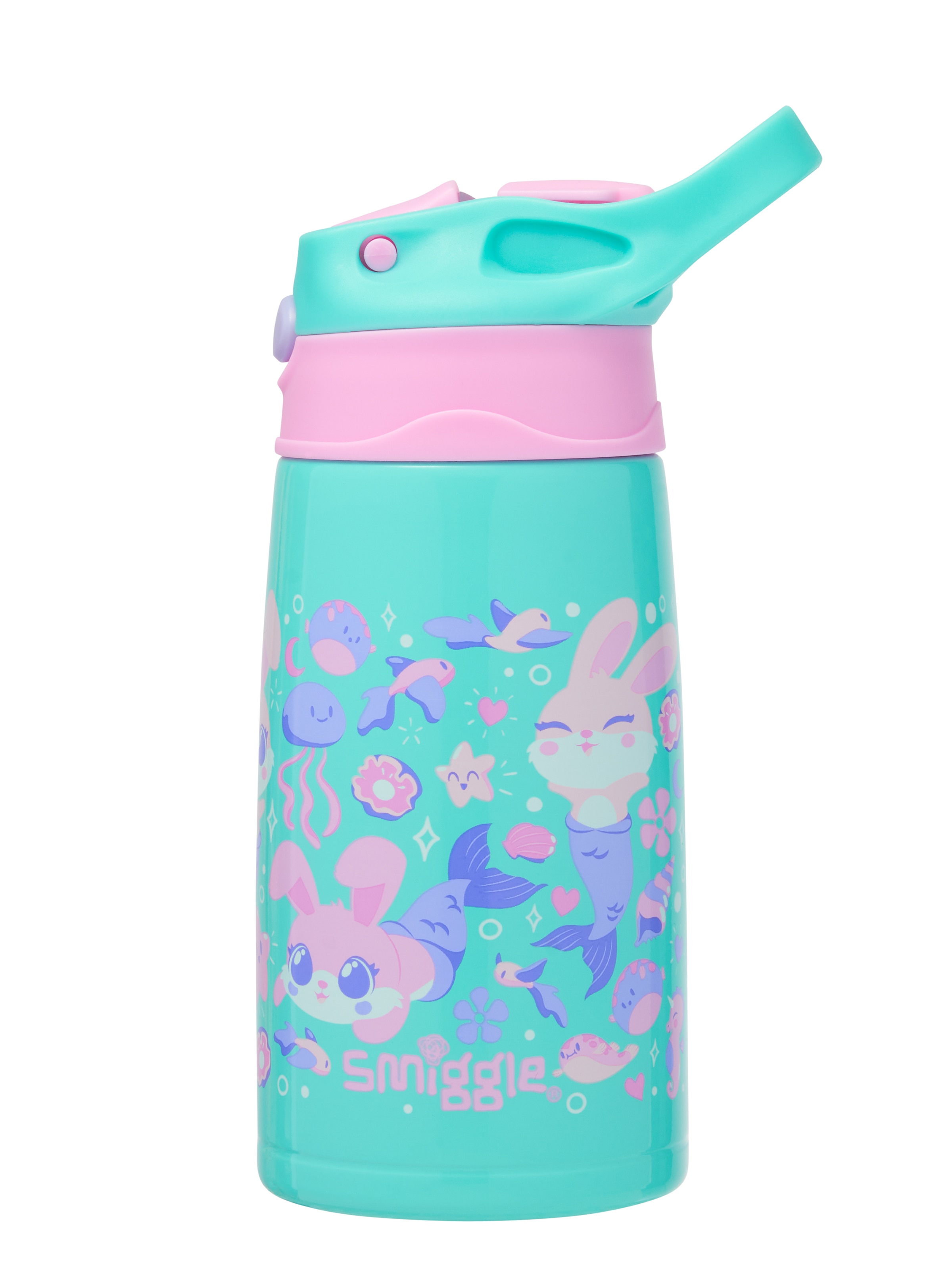 Image for Curious Junior Stainless Steel Flip Drink Bottle 400Ml from Smiggle
