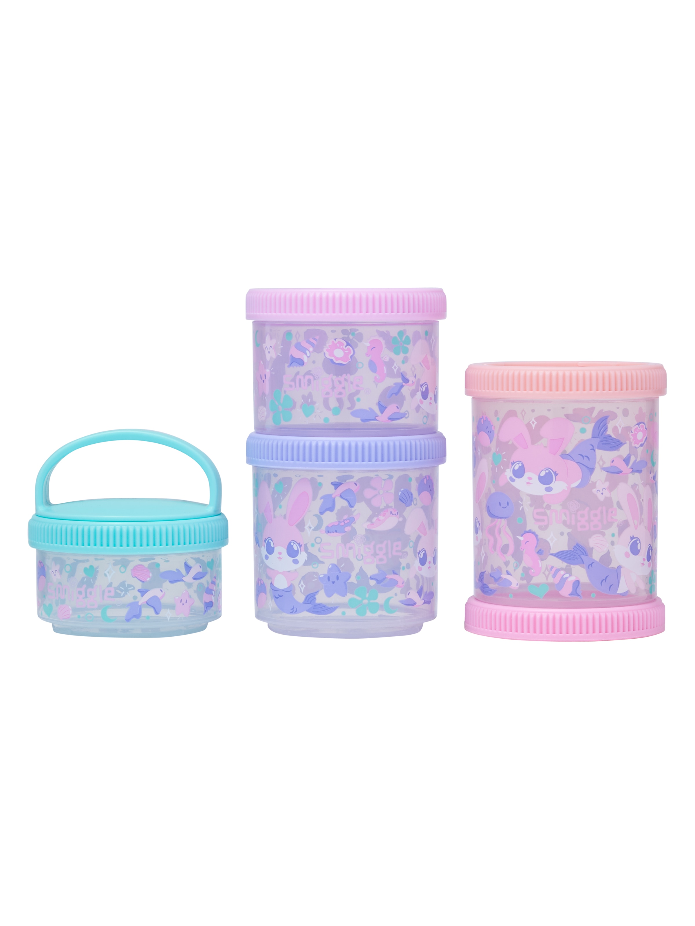 Image for Curious Snack N Stack Container X4 from Smiggle
