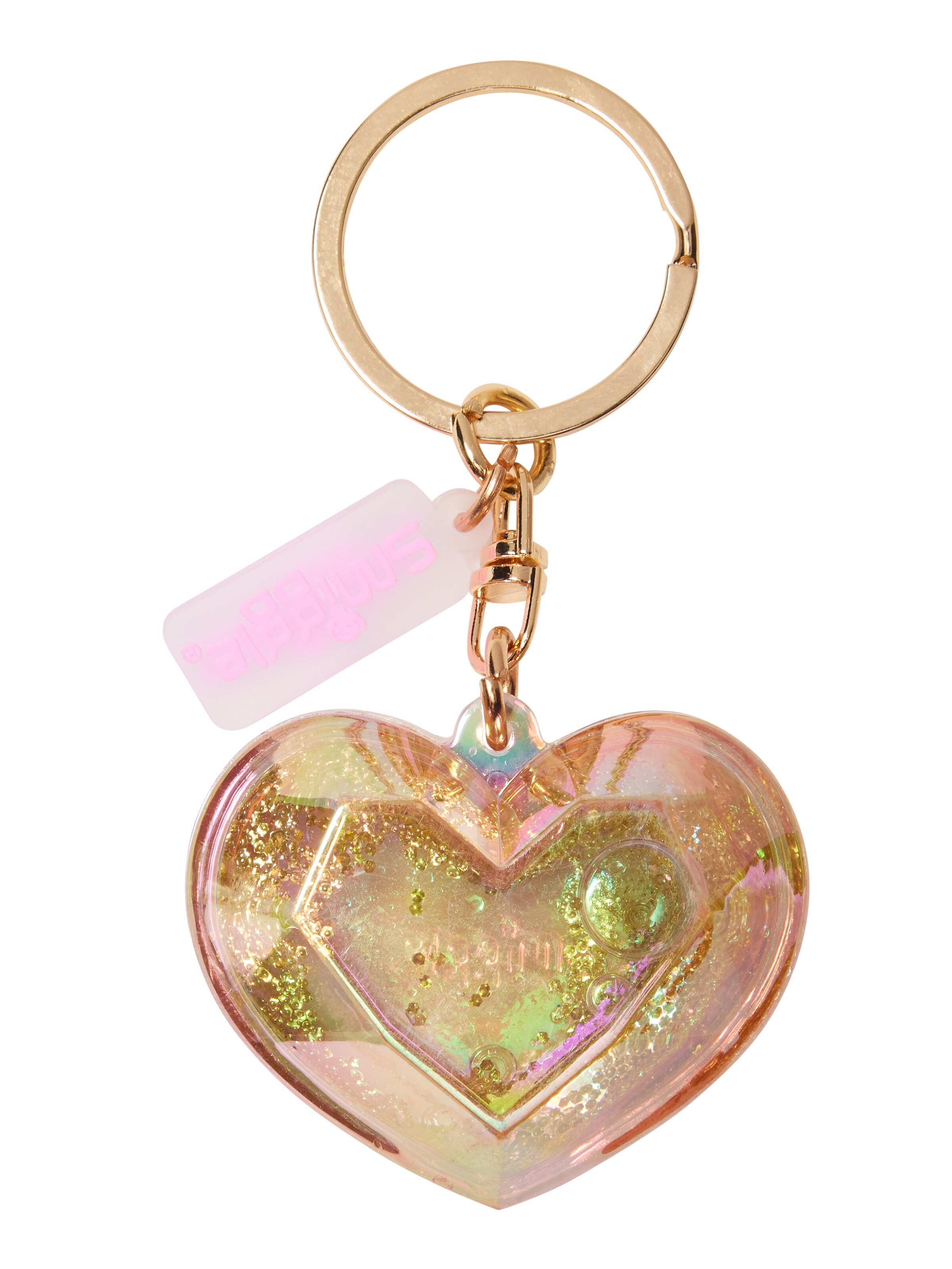 Floaty Heart Gem Keyring