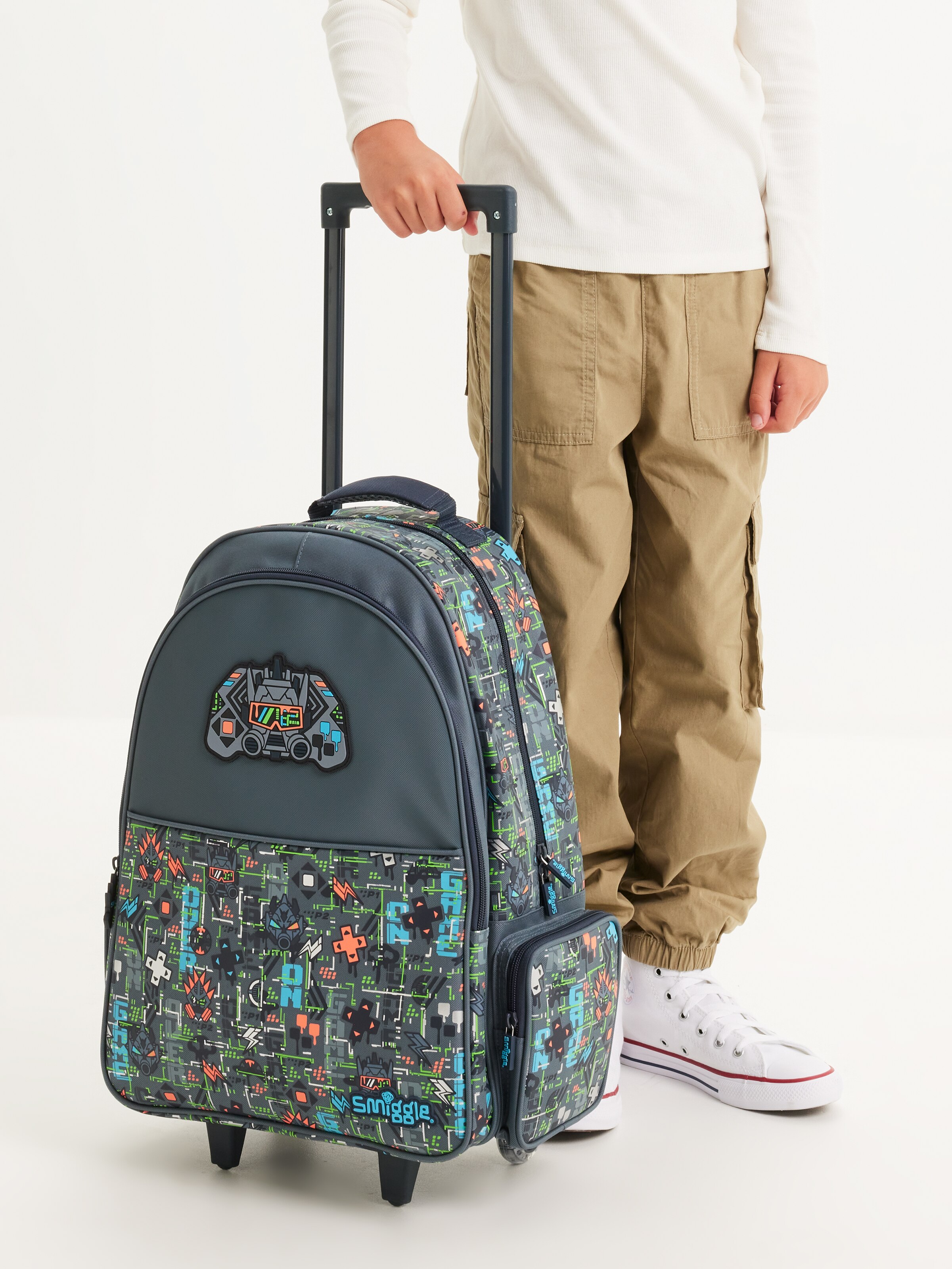 Trailblazer Trolley Backpack With Light Up Wheels