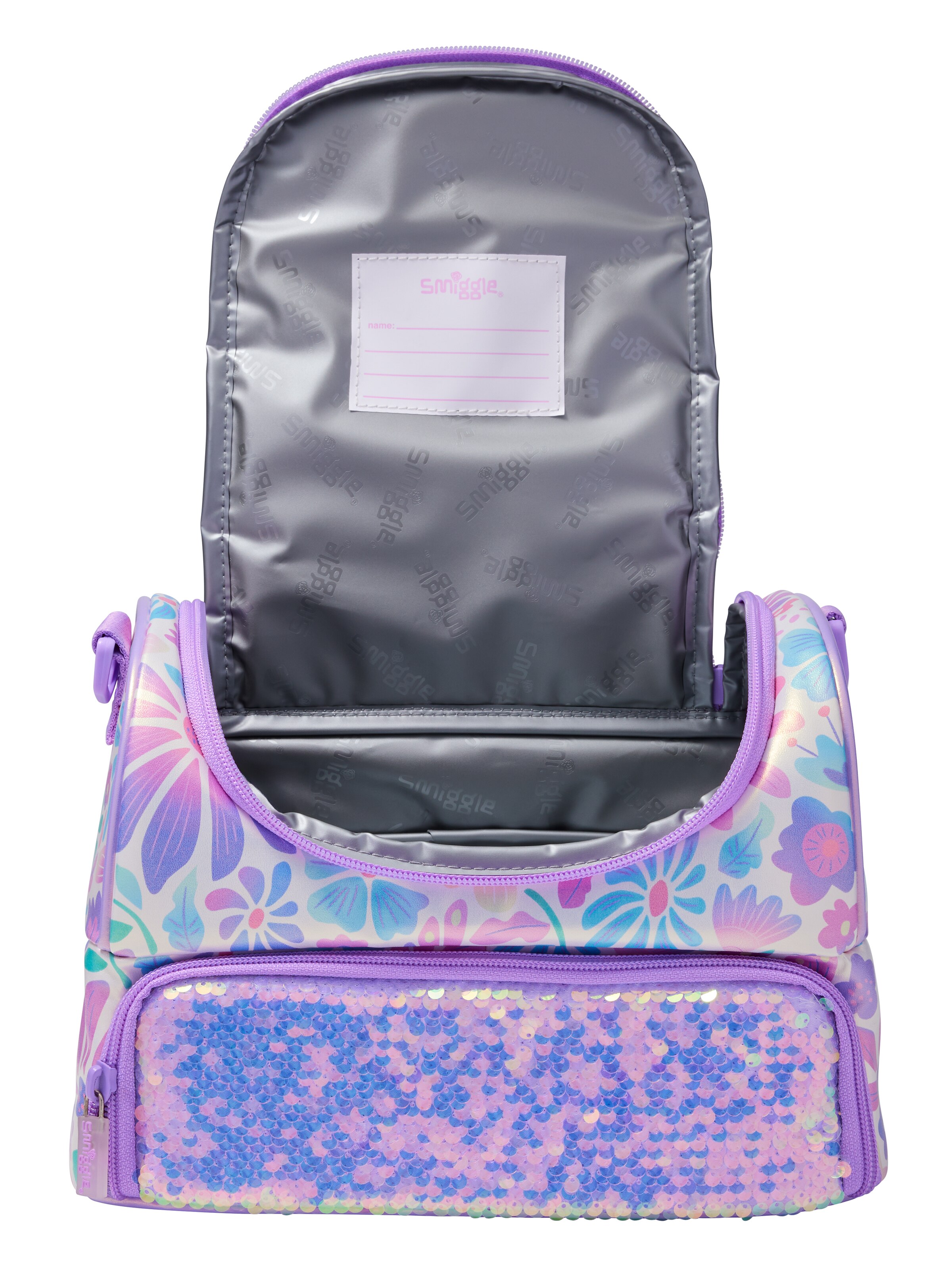 Bloom Large Double Compartment Lunchbox With Strap