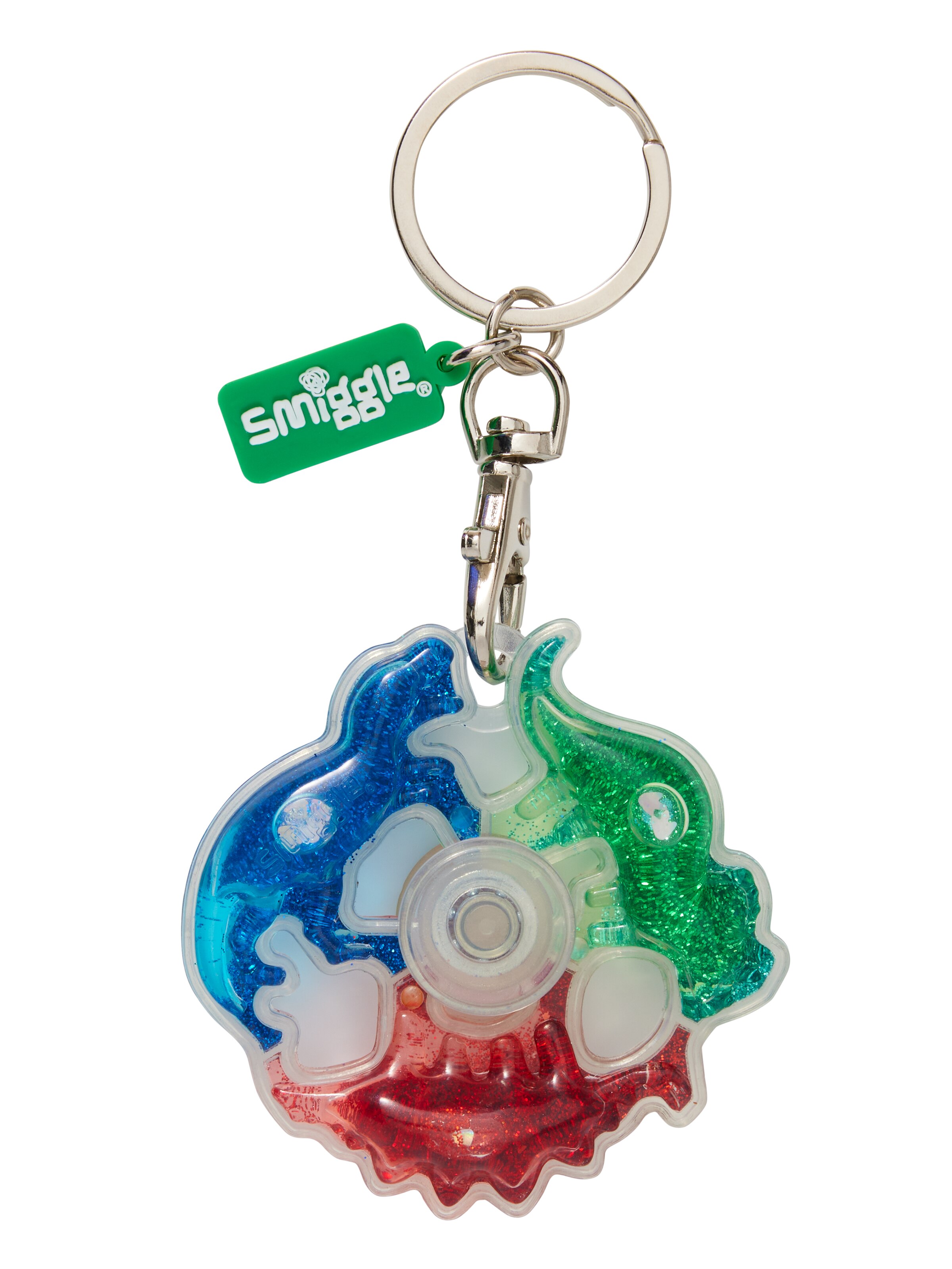 Spinning Floaty Dino Keyring