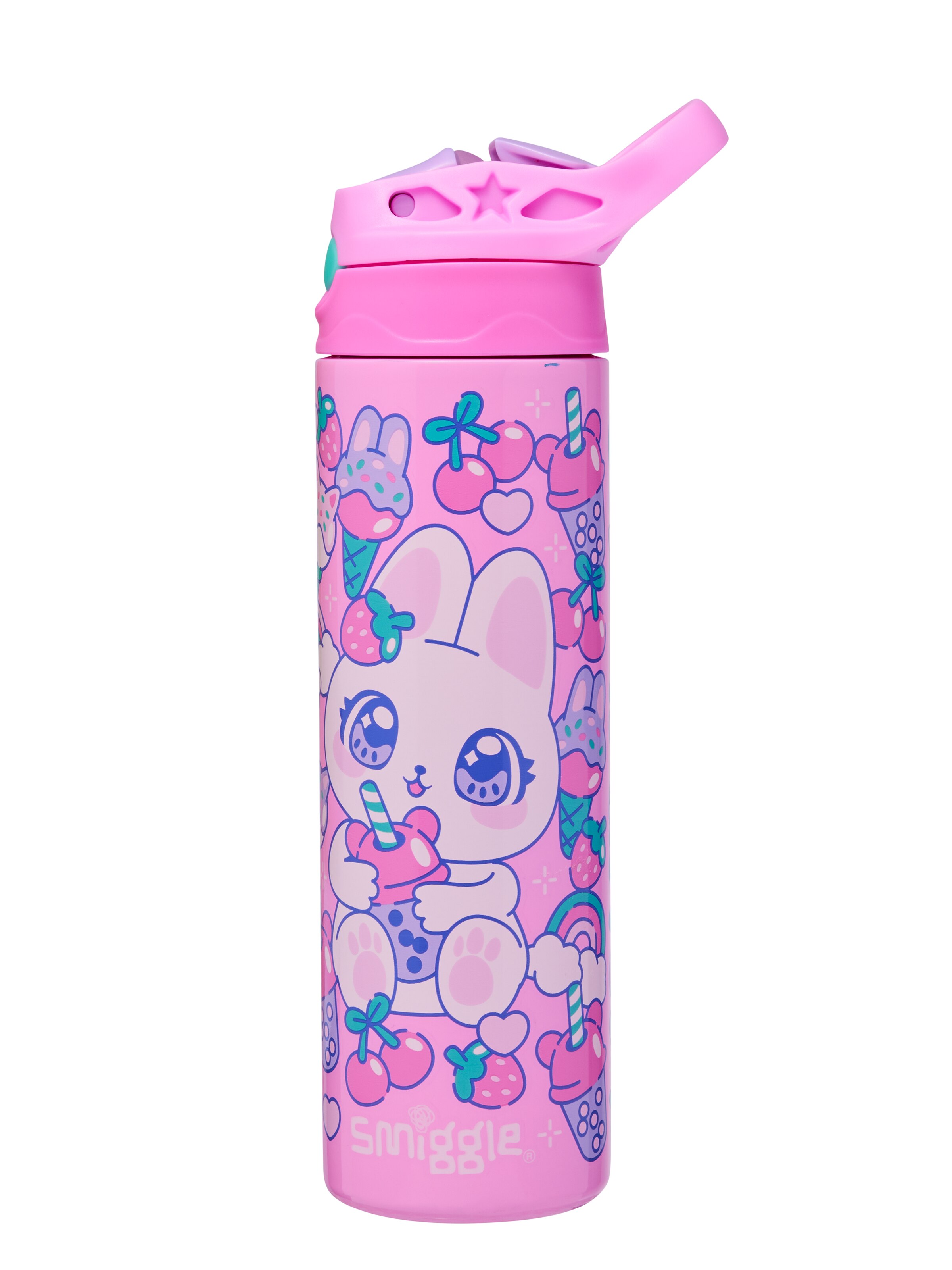 Bright Eyes Stainless Steel Flip Drink Bottle 520Ml
