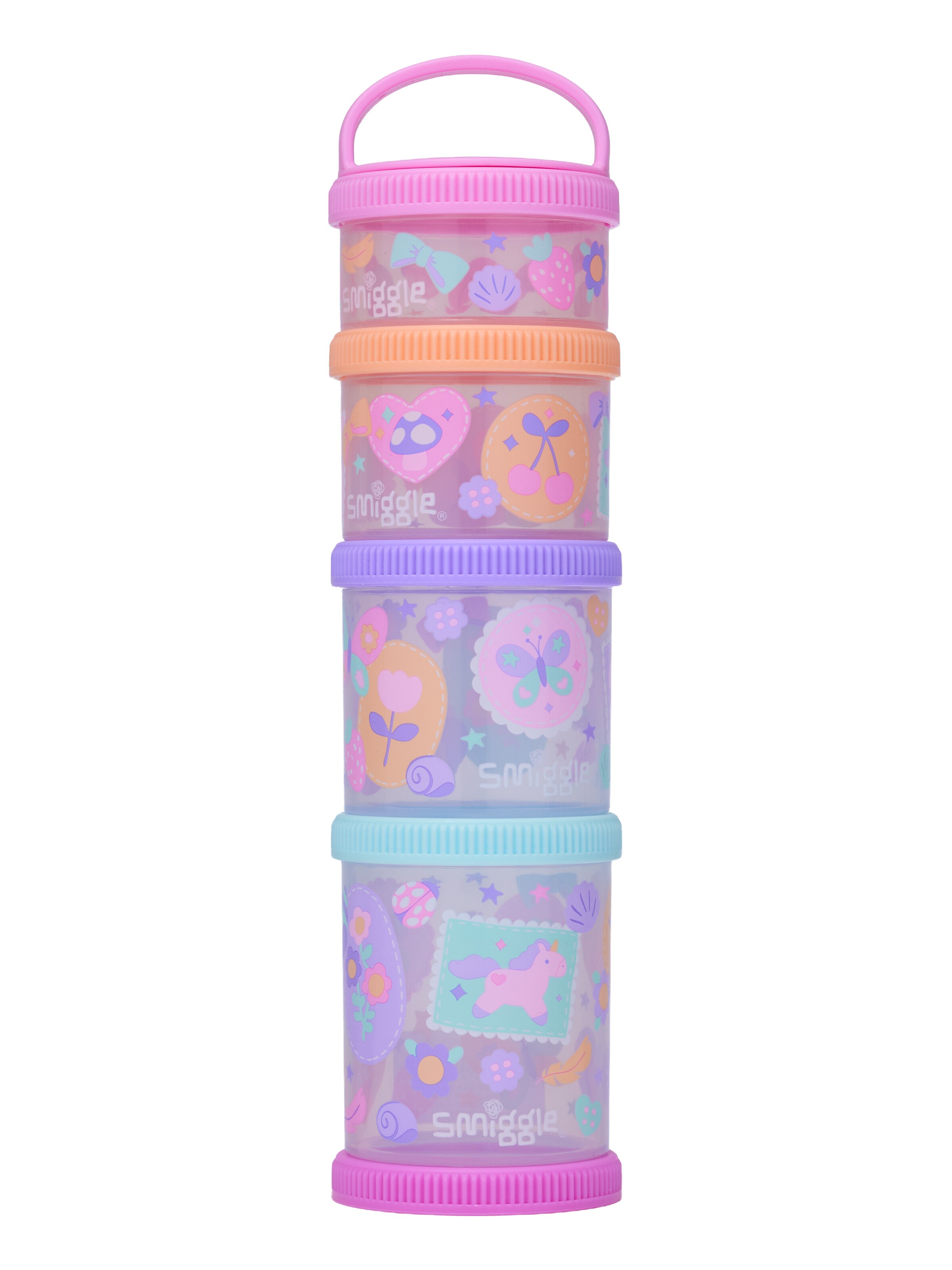 Little Journeys Snack N Stack Containers X 4