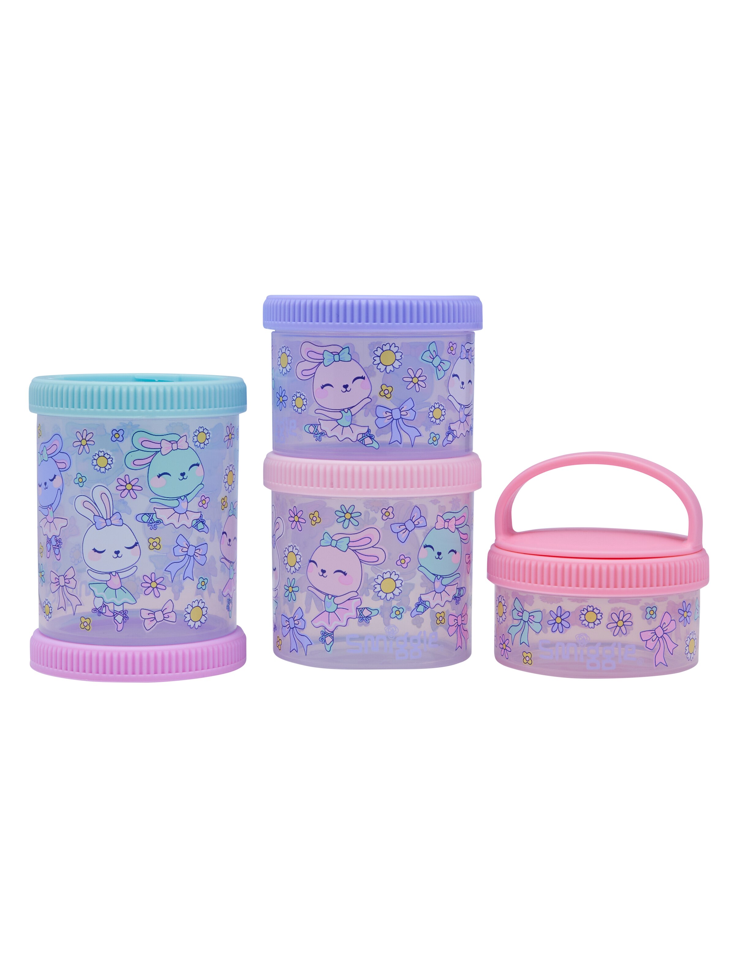 Playtime Snack N Stack Containers X4